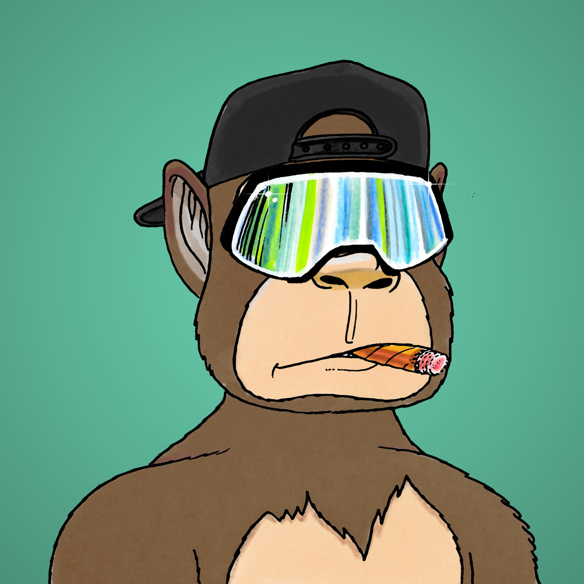 George Trosley - Jungle Freaks - Jungle Freak 4312 - NFT # 4312