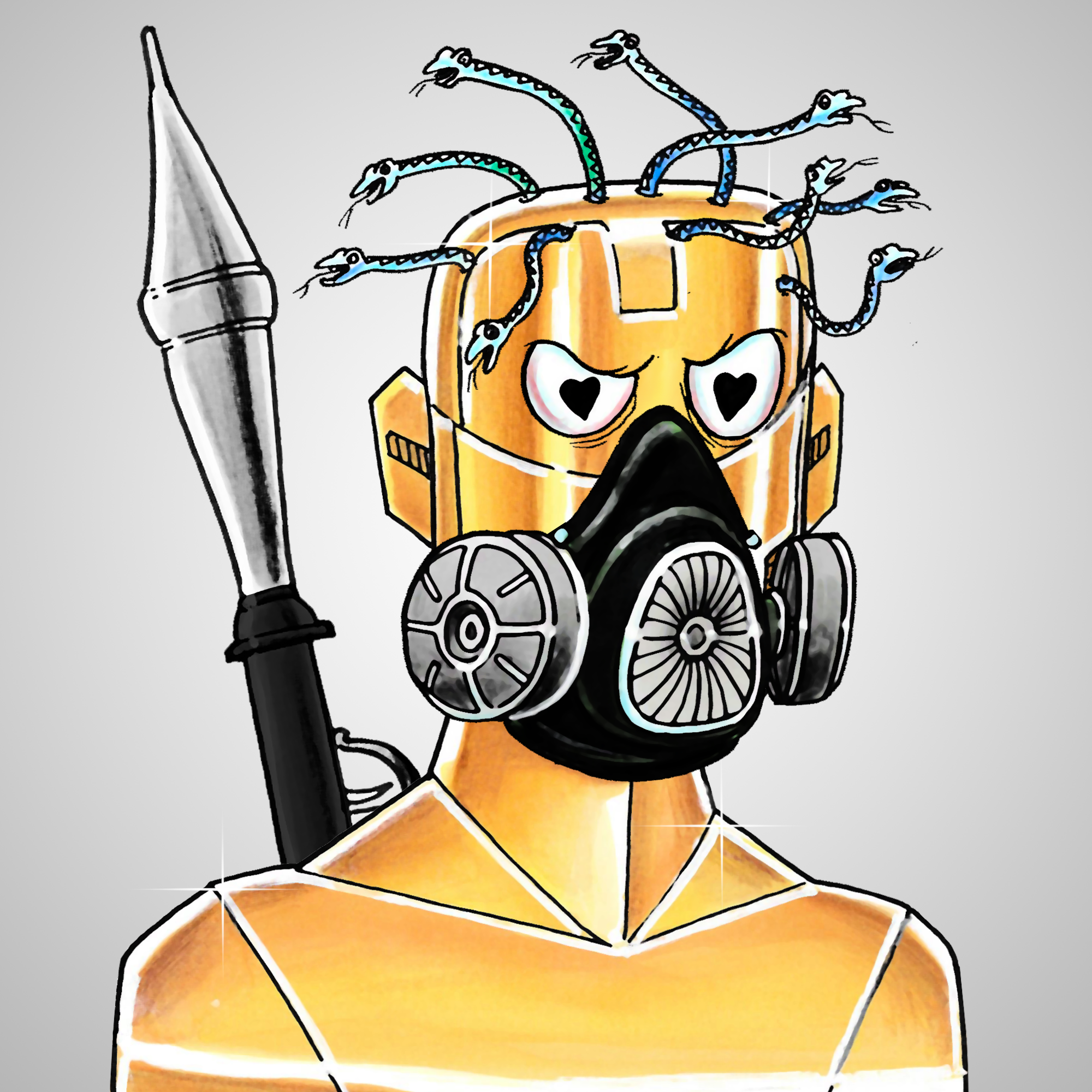 George Trosley - Jungle Freaks - Jungle Freak 4316 - NFT # 4316