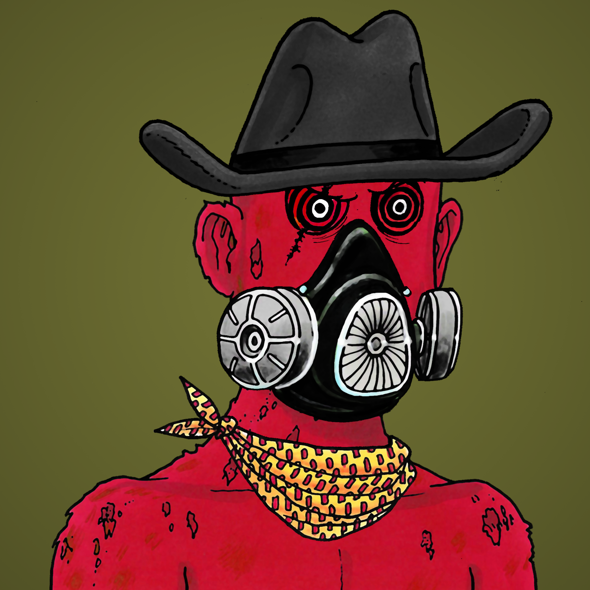 George Trosley - Jungle Freaks - Jungle Freak 4317 - NFT # 4317