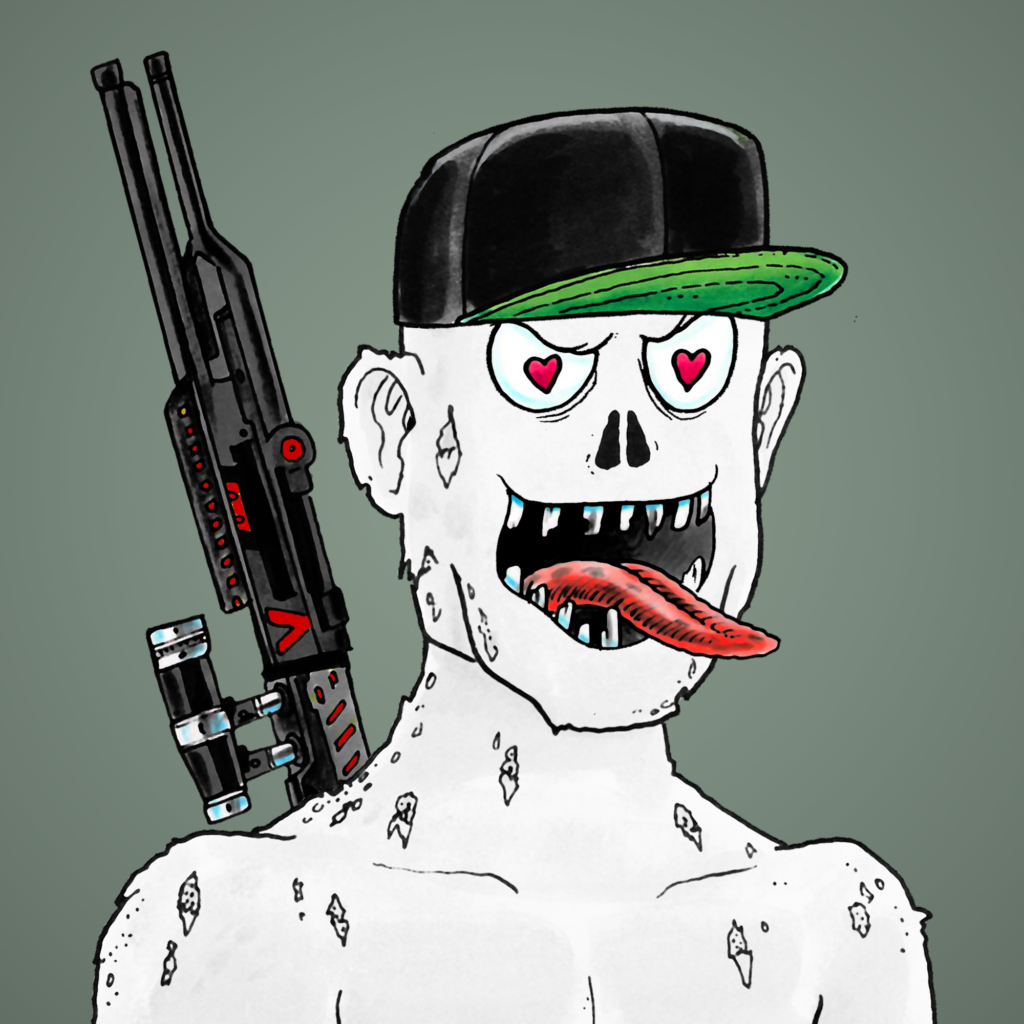 George Trosley - Jungle Freaks - Jungle Freak 4324 - NFT # 4324