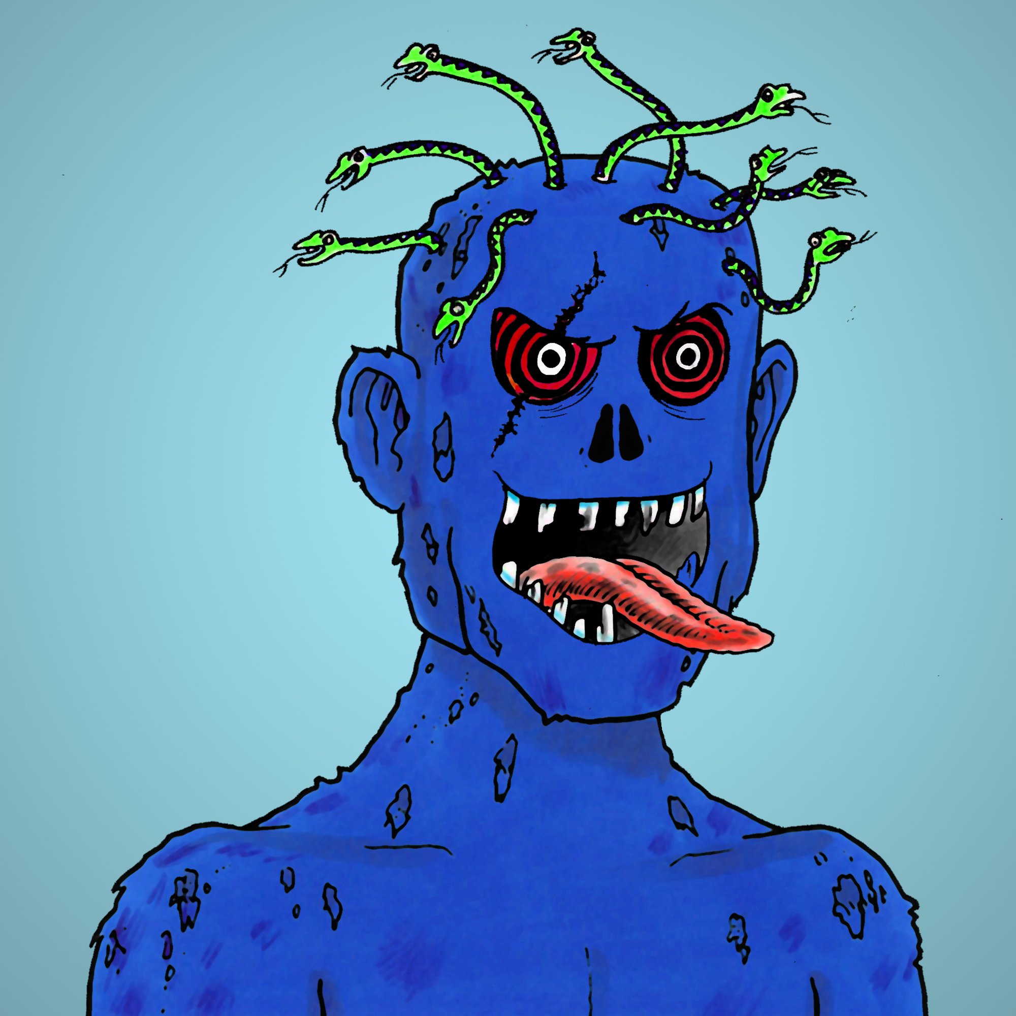 George Trosley - Jungle Freaks - Jungle Freak 4325 - NFT # 4325