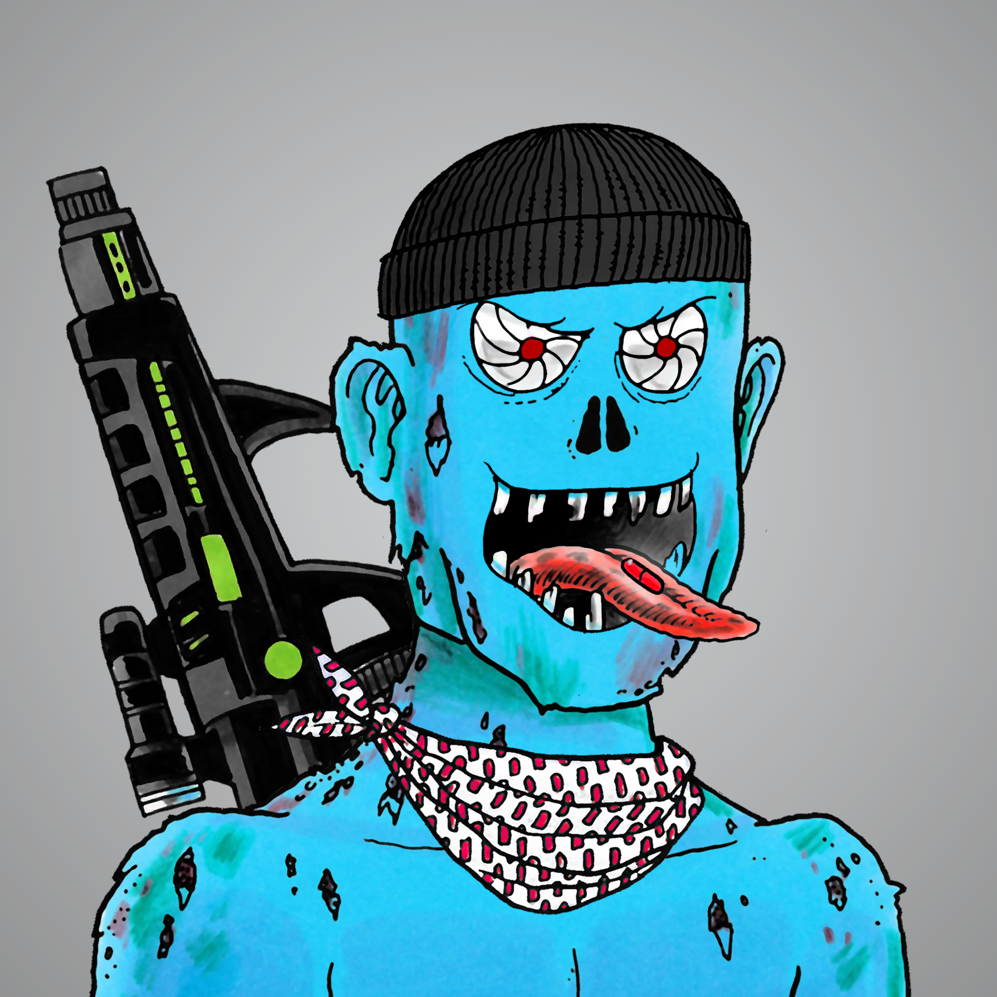 George Trosley - Jungle Freaks - Jungle Freak 4329 - NFT # 4329