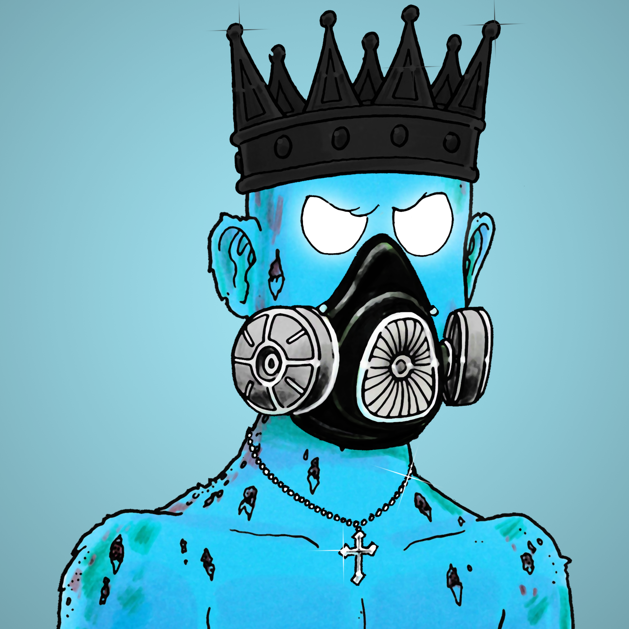 George Trosley - Jungle Freaks - Jungle Freak 4343 - NFT # 4343