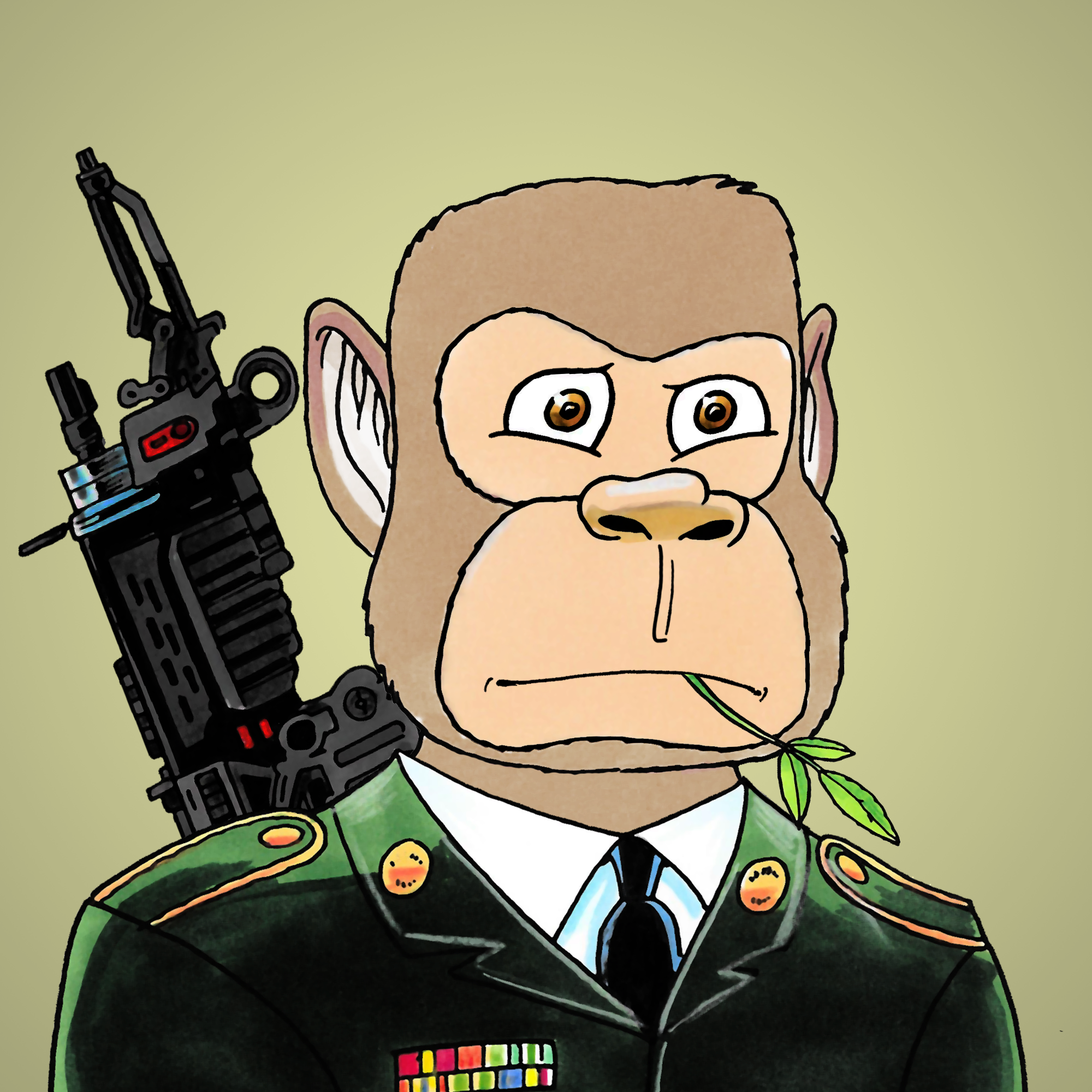 George Trosley - Jungle Freaks - Jungle Freak 4347 - NFT # 4347