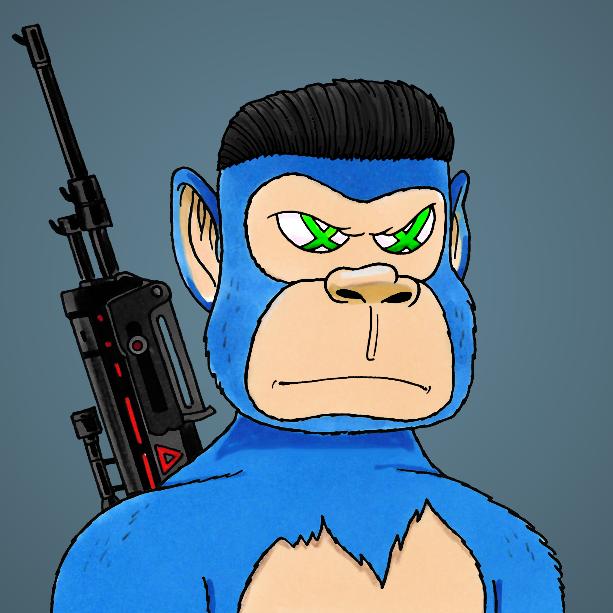 George Trosley - Jungle Freaks - Jungle Freak 4363 - NFT # 4363