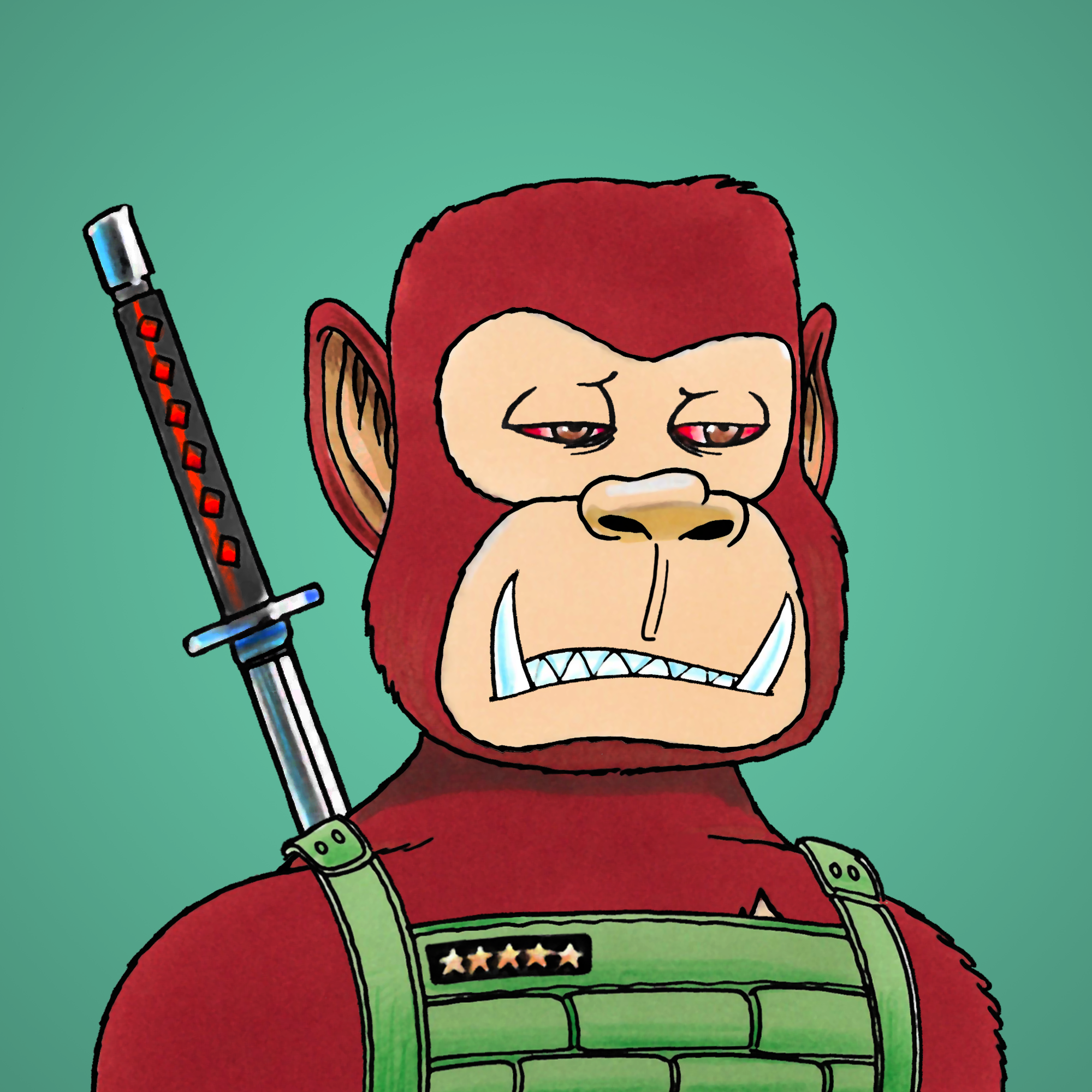 George Trosley - Jungle Freaks - Jungle Freak 4369 - NFT # 4369