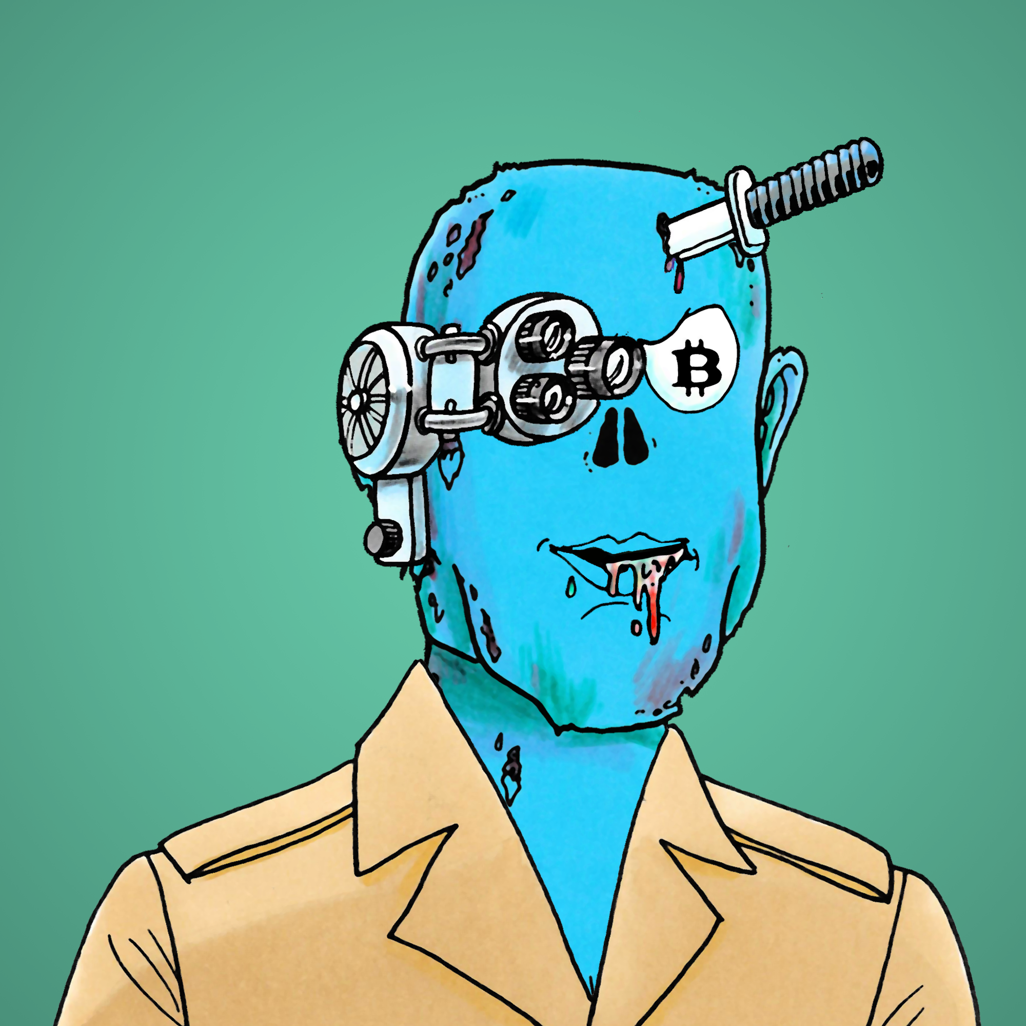 George Trosley - Jungle Freaks - Jungle Freak 437 - NFT # 437