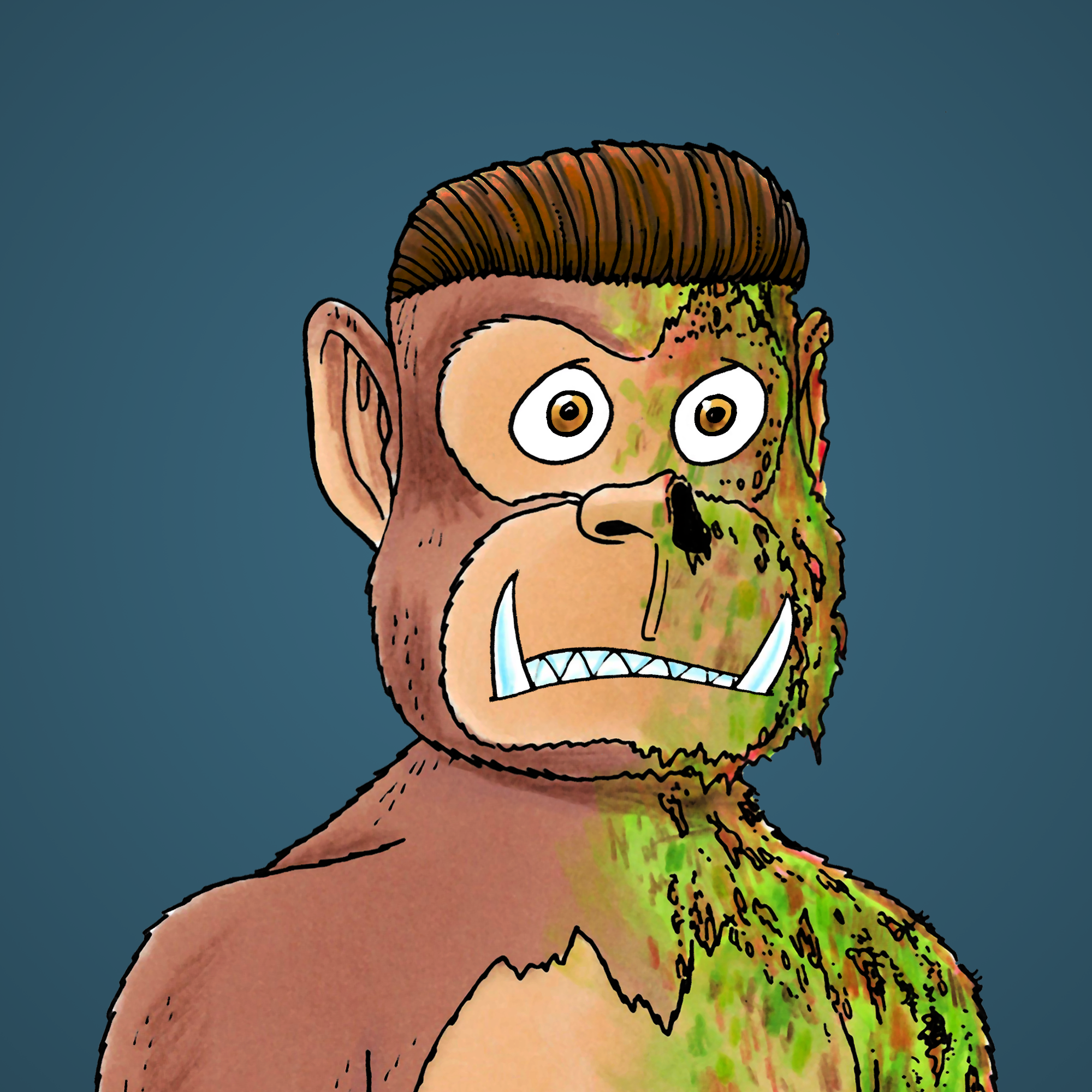 George Trosley - Jungle Freaks - Jungle Freak 4373 - NFT # 4373