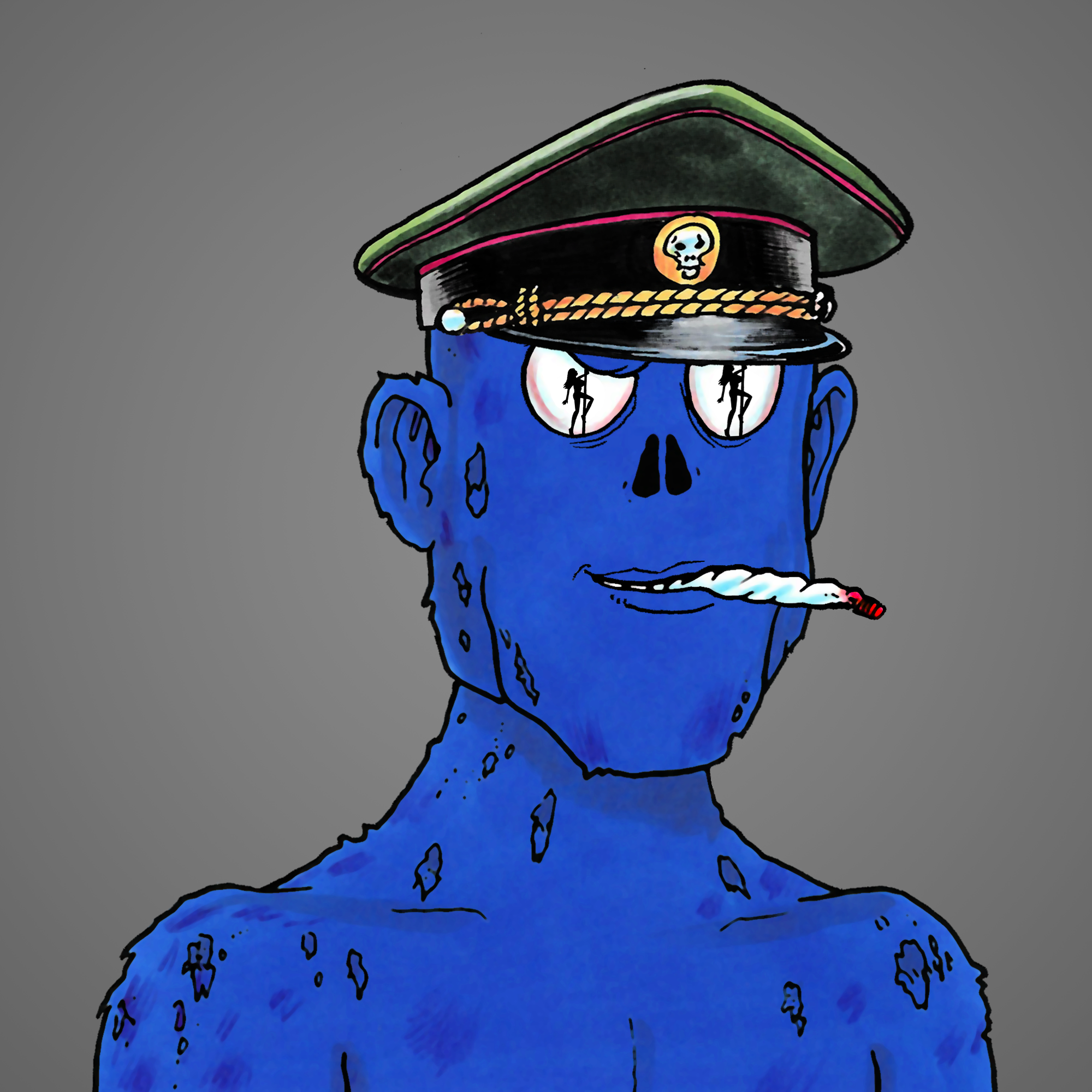 George Trosley - Jungle Freaks - Jungle Freak 4379 - NFT # 4379