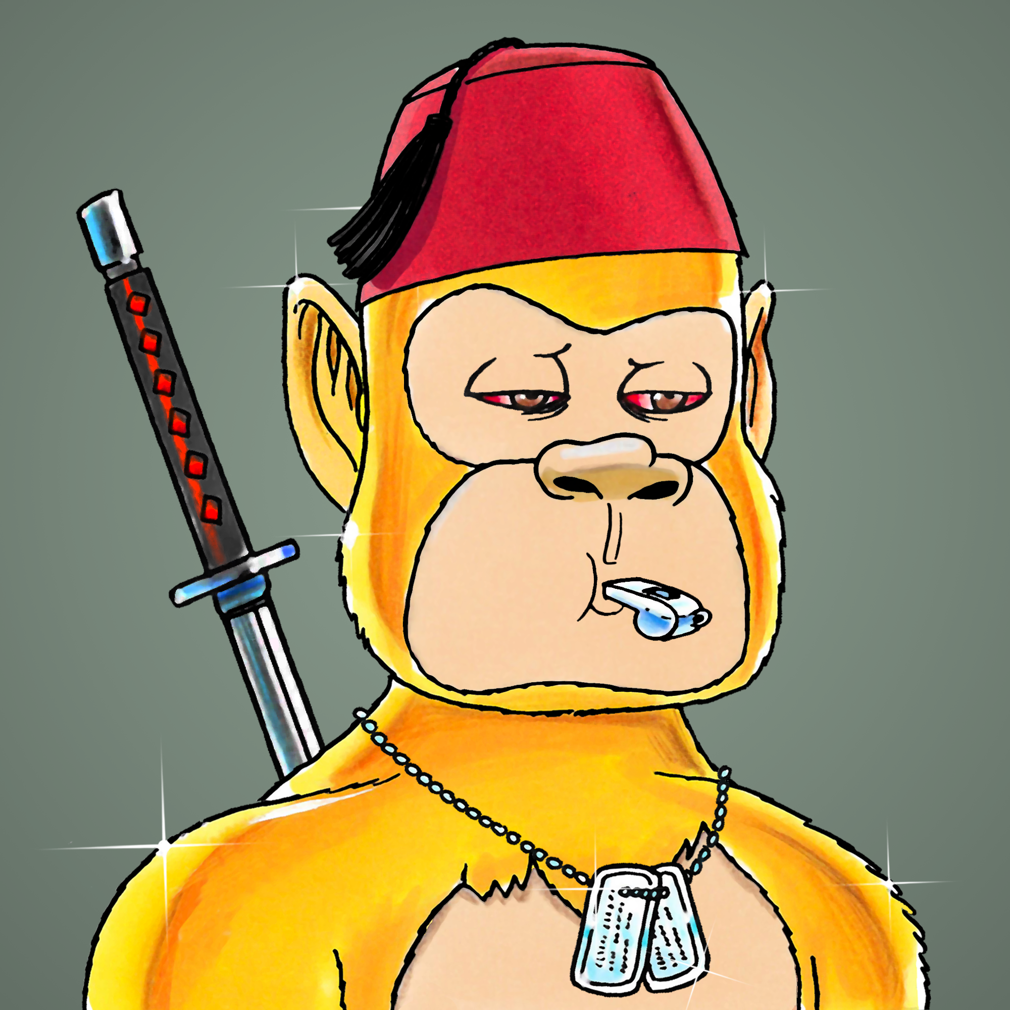 George Trosley - Jungle Freaks - Jungle Freak 4381 - NFT # 4381