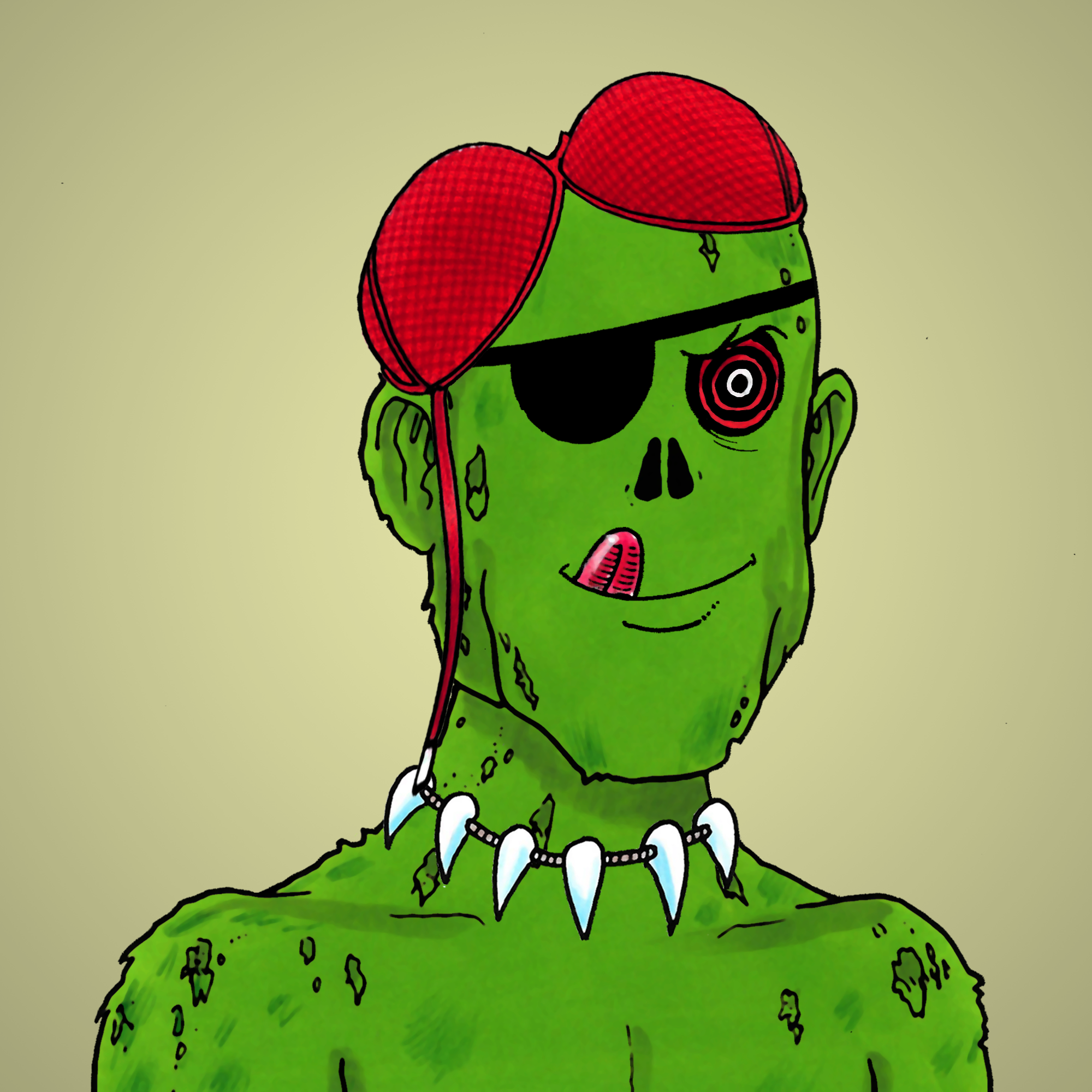 George Trosley - Jungle Freaks - Jungle Freak 4385 - NFT # 4385