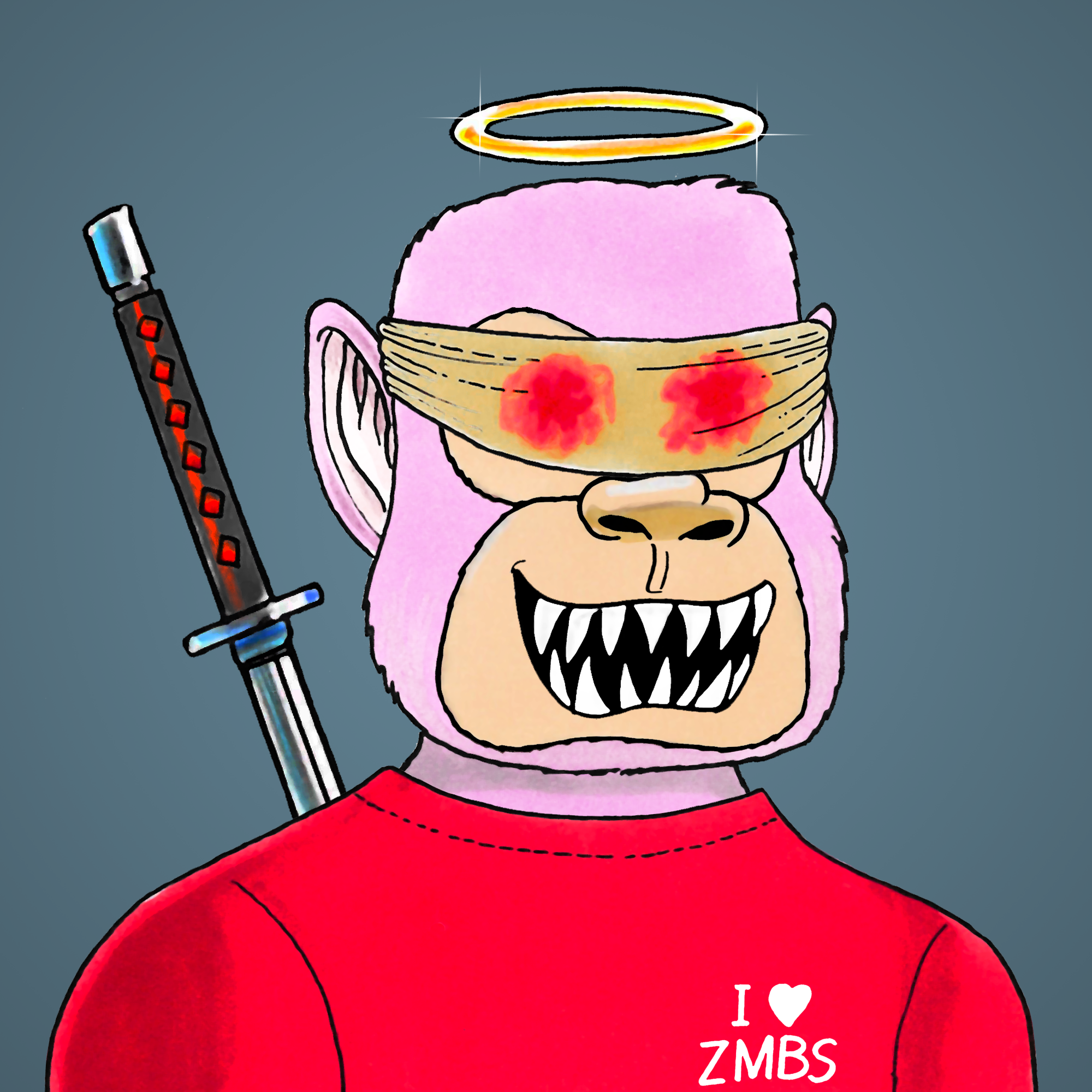 George Trosley - Jungle Freaks - Jungle Freak 4390 - NFT # 4390