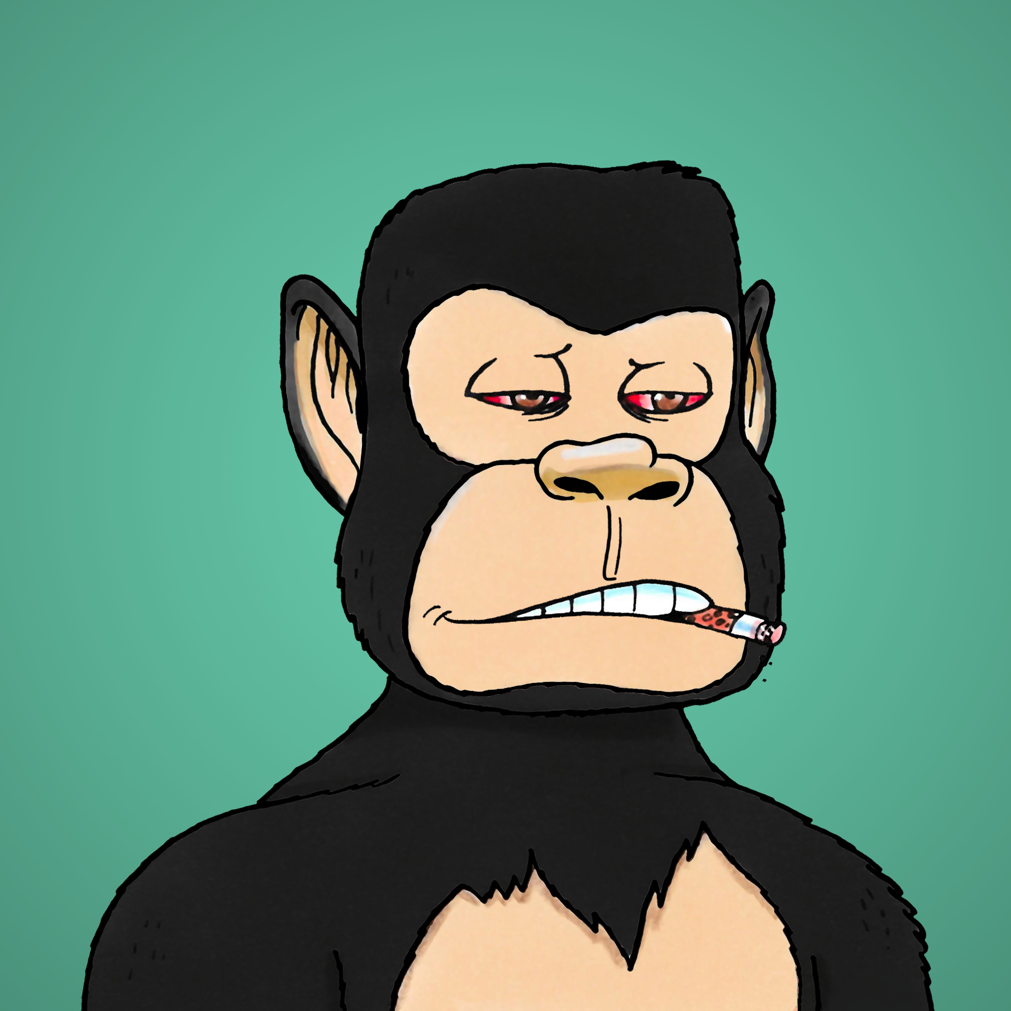 George Trosley - Jungle Freaks - Jungle Freak 4394 - NFT # 4394