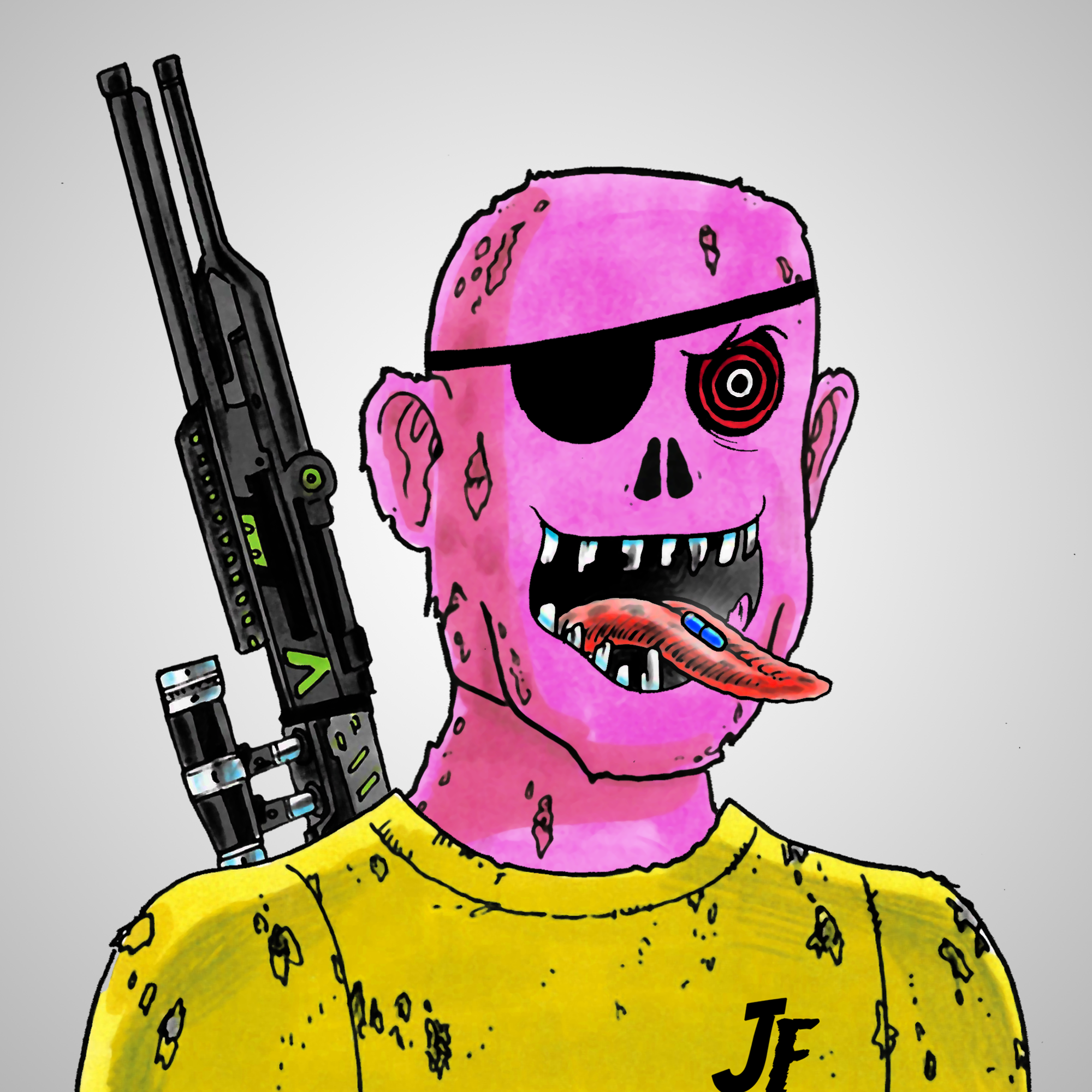 George Trosley - Jungle Freaks - Jungle Freak 4400 - NFT # 4400