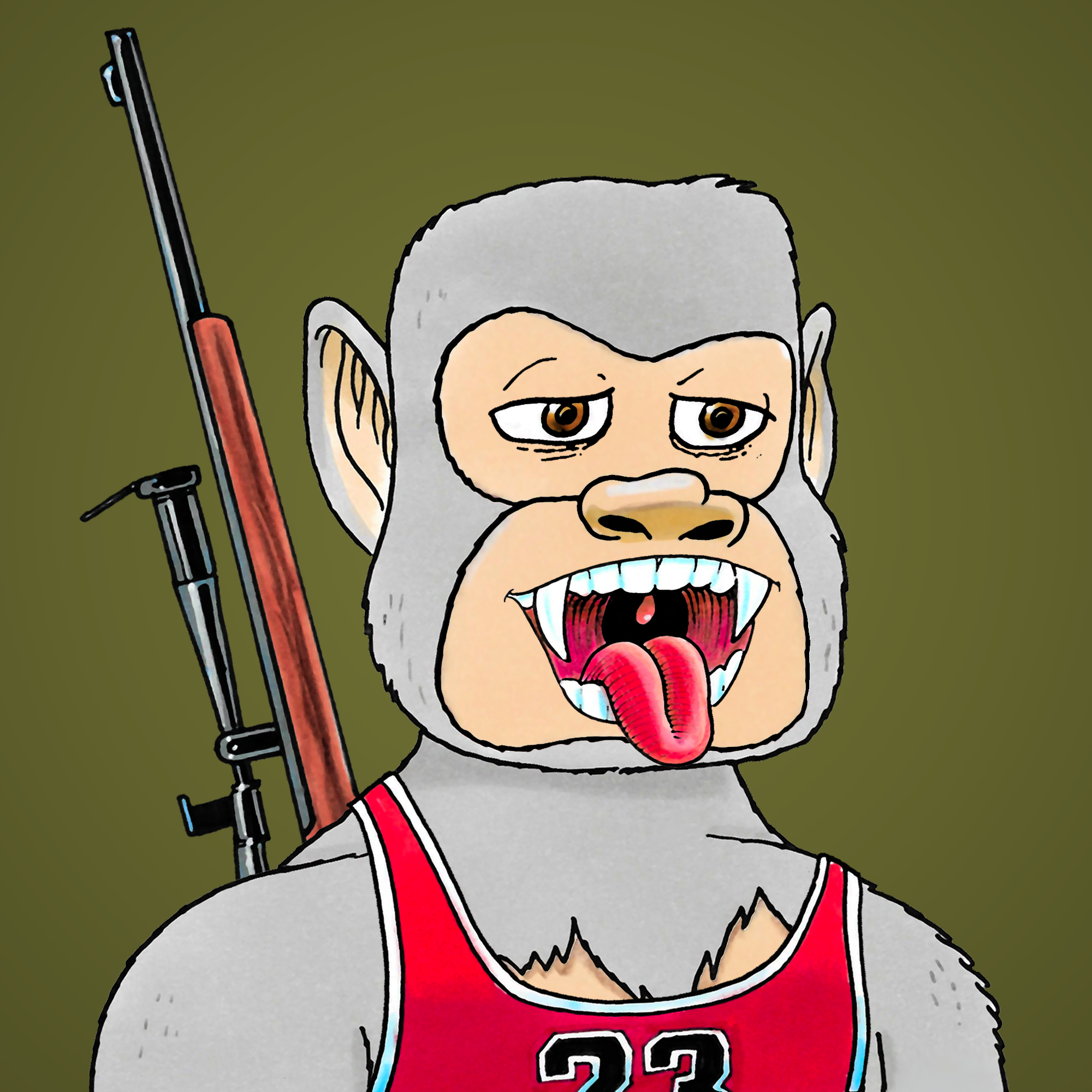 George Trosley - Jungle Freaks - Jungle Freak 4403 - NFT # 4403