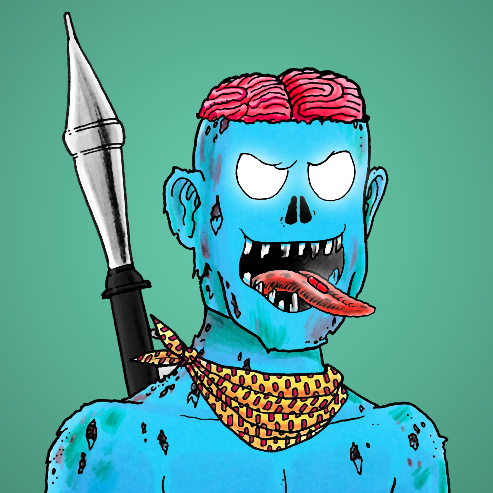 George Trosley - Jungle Freaks - Jungle Freak 4405 - NFT # 4405