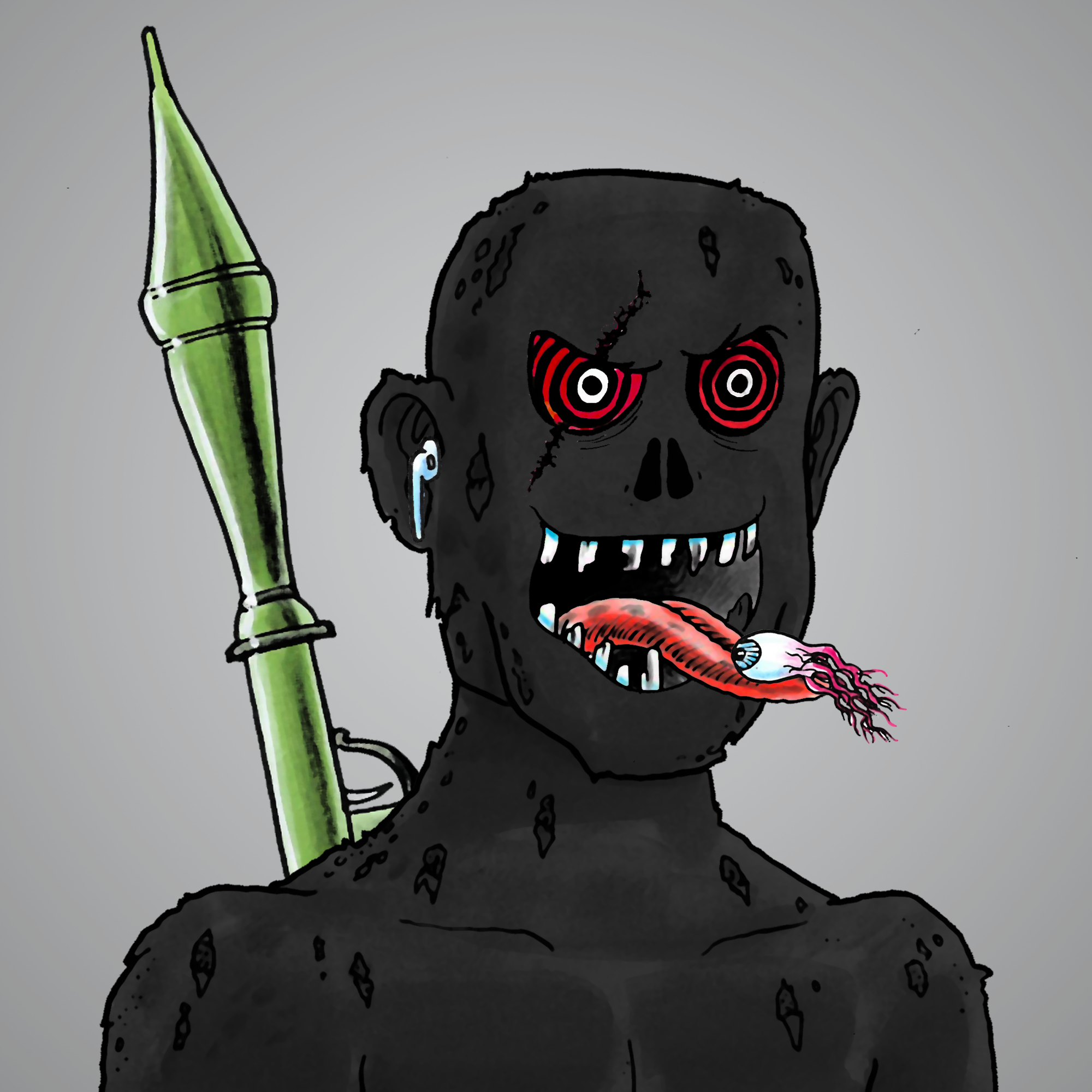 George Trosley - Jungle Freaks - Jungle Freak 4412 - NFT # 4412