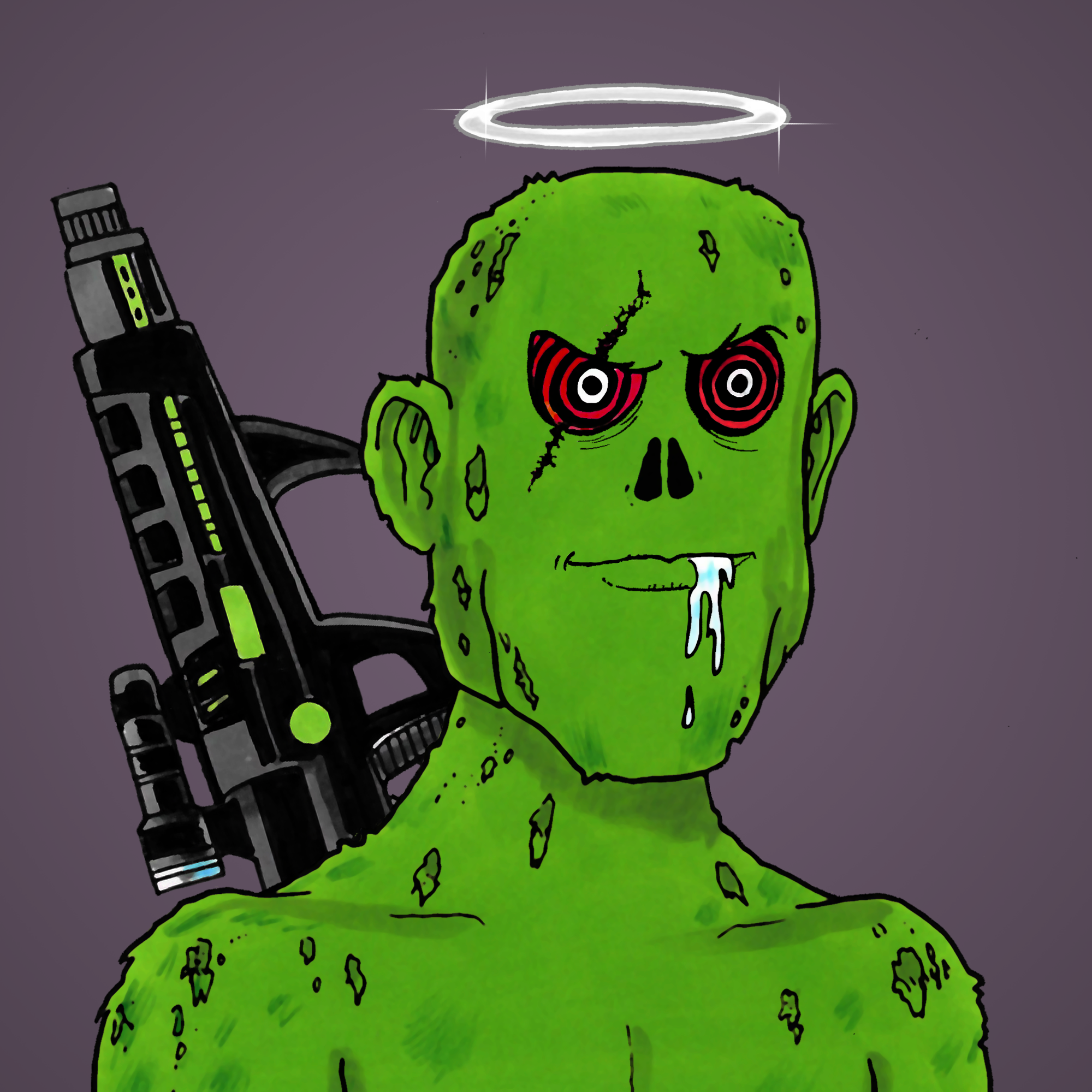 George Trosley - Jungle Freaks - Jungle Freak 4414 - NFT # 4414