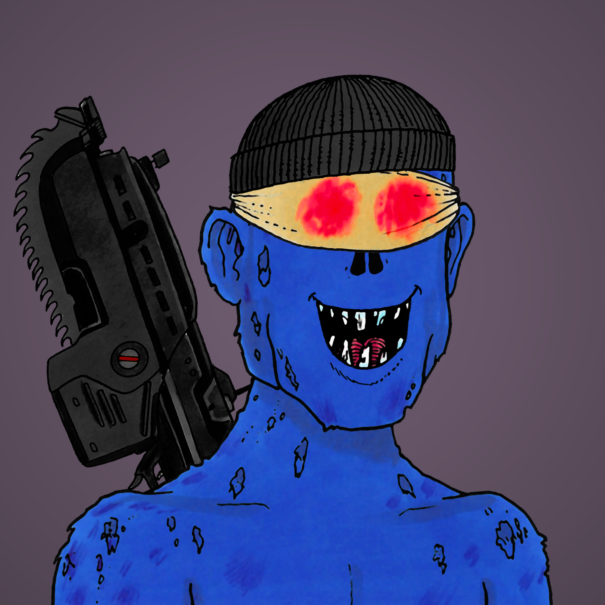 George Trosley - Jungle Freaks - Jungle Freak 4415 - NFT # 4415