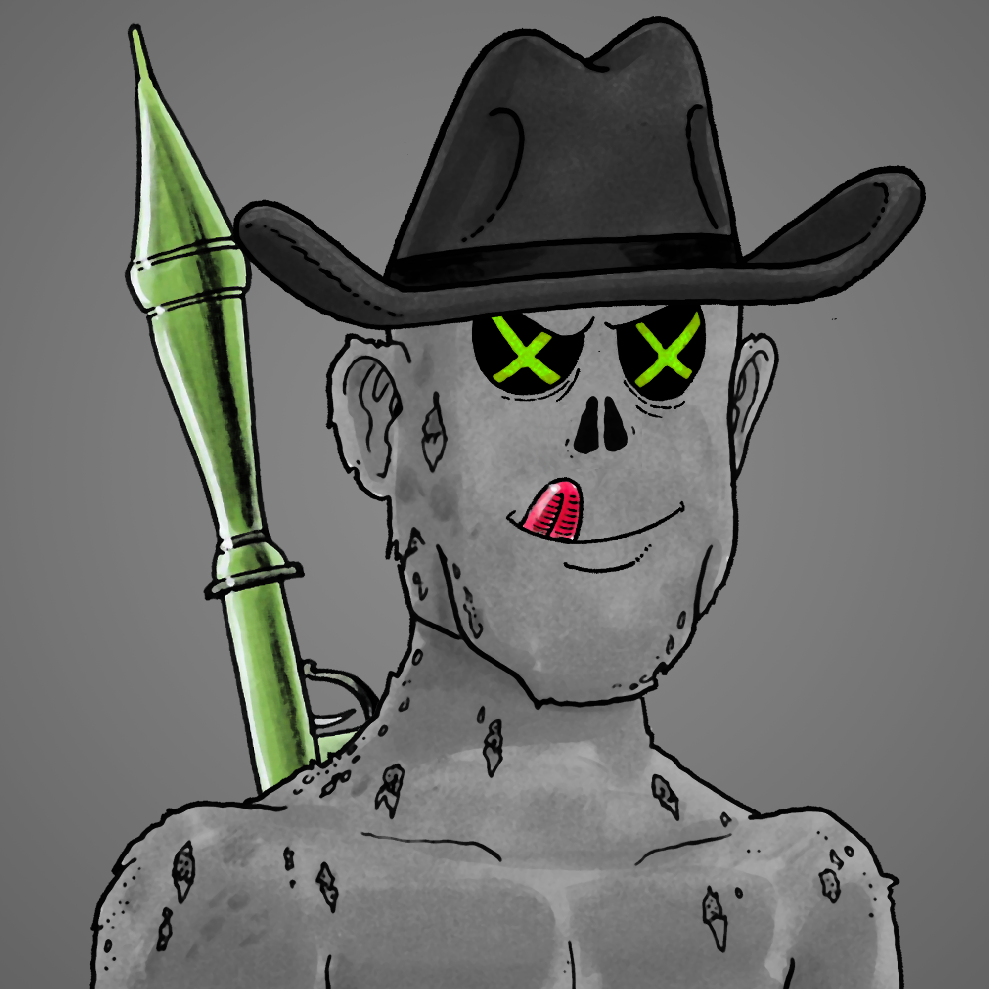 George Trosley - Jungle Freaks - Jungle Freak 4416 - NFT # 4416