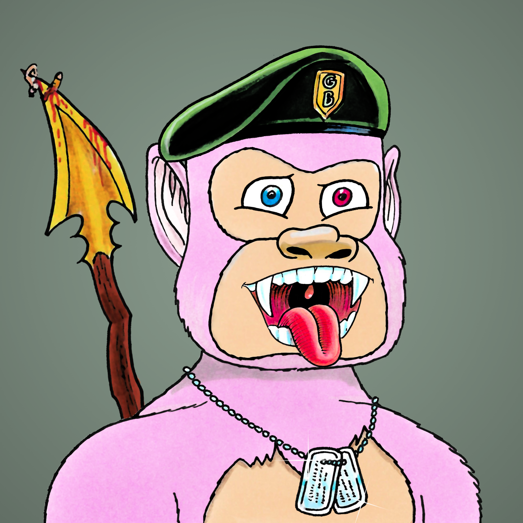 George Trosley - Jungle Freaks - Jungle Freak 4417 - NFT # 4417