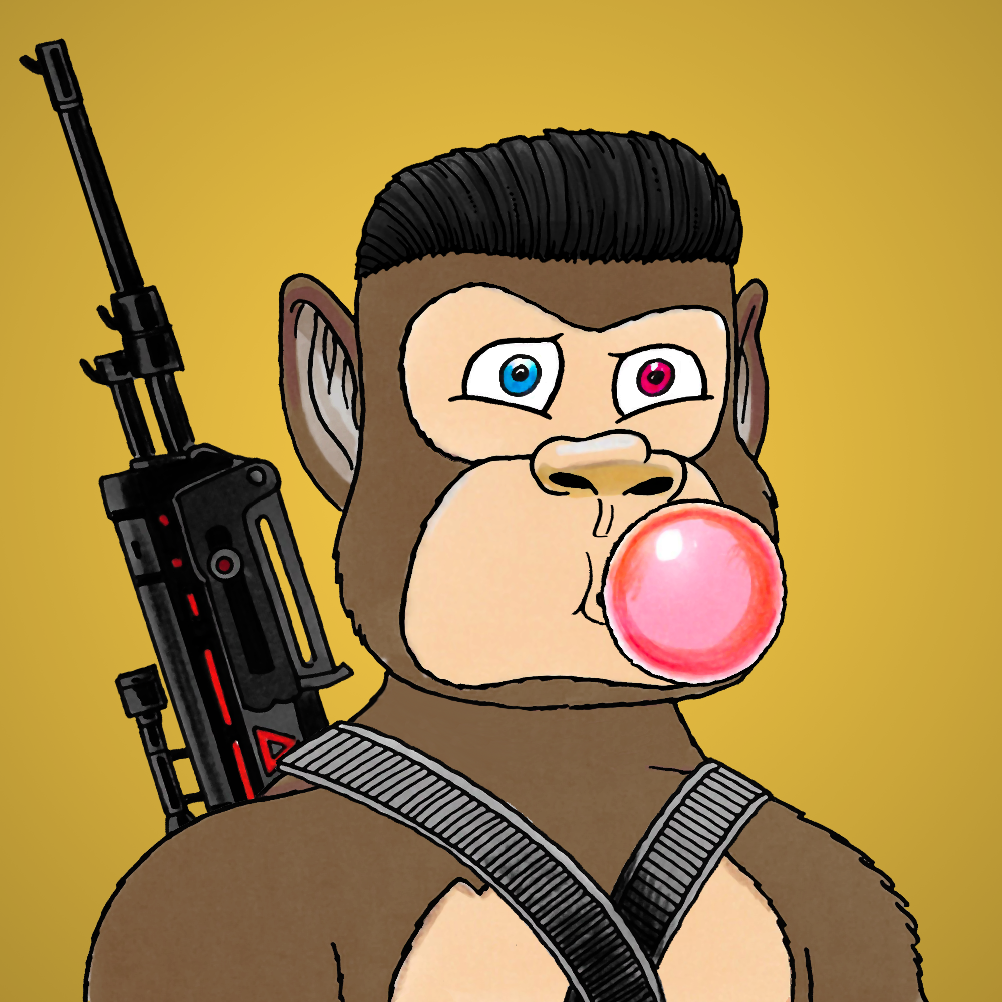 George Trosley - Jungle Freaks - Jungle Freak 4421 - NFT # 4421