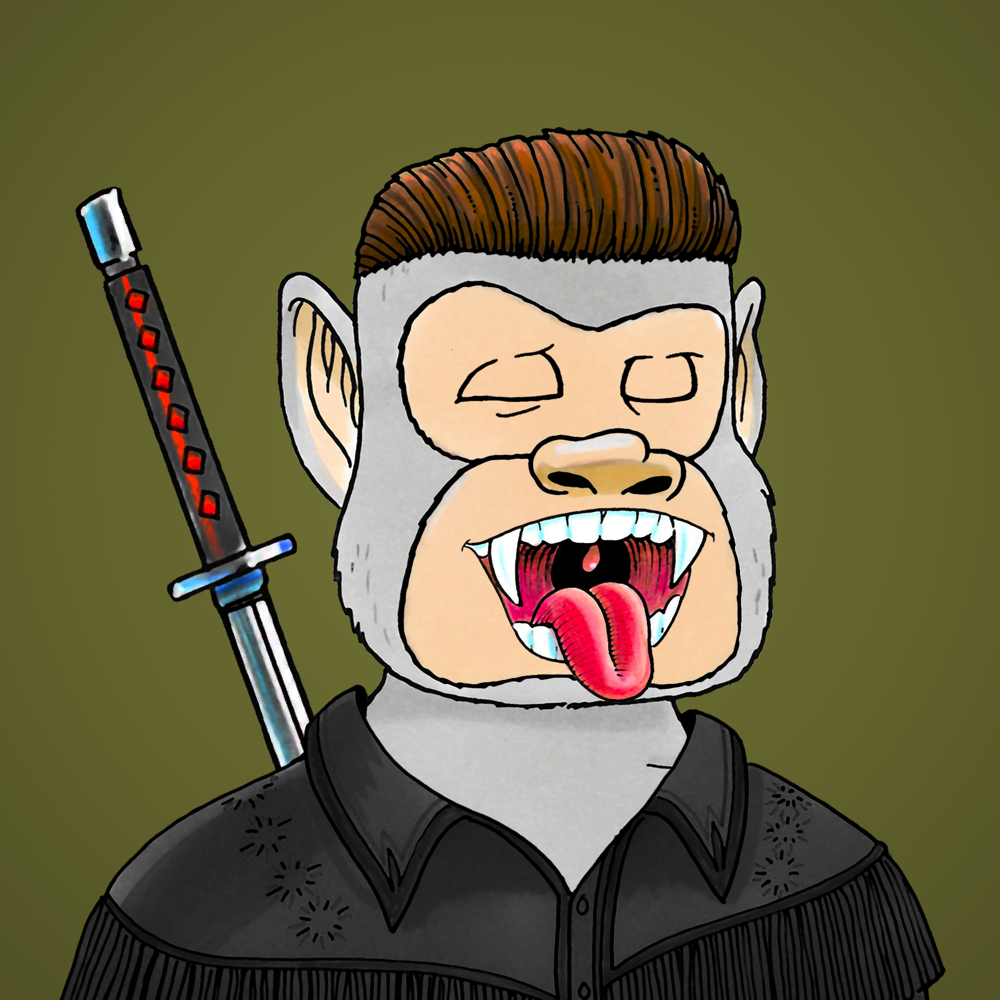 George Trosley - Jungle Freaks - Jungle Freak 4425 - NFT # 4425