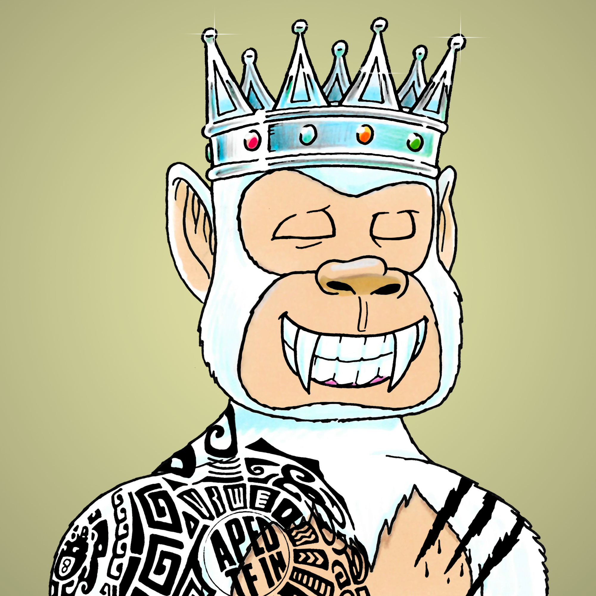 George Trosley - Jungle Freaks - Jungle Freak 4434 - NFT # 4434