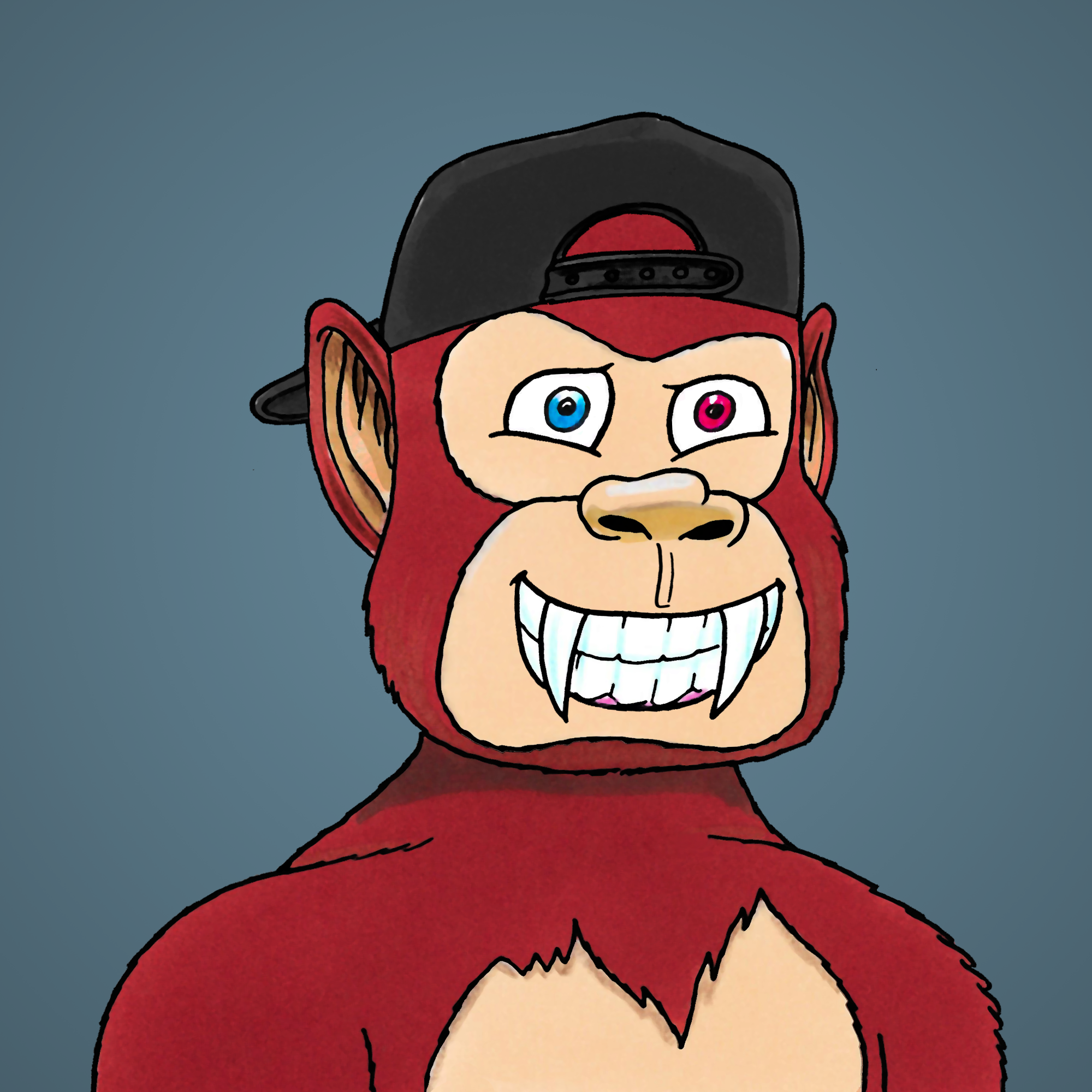 George Trosley - Jungle Freaks - Jungle Freak 4436 - NFT # 4436