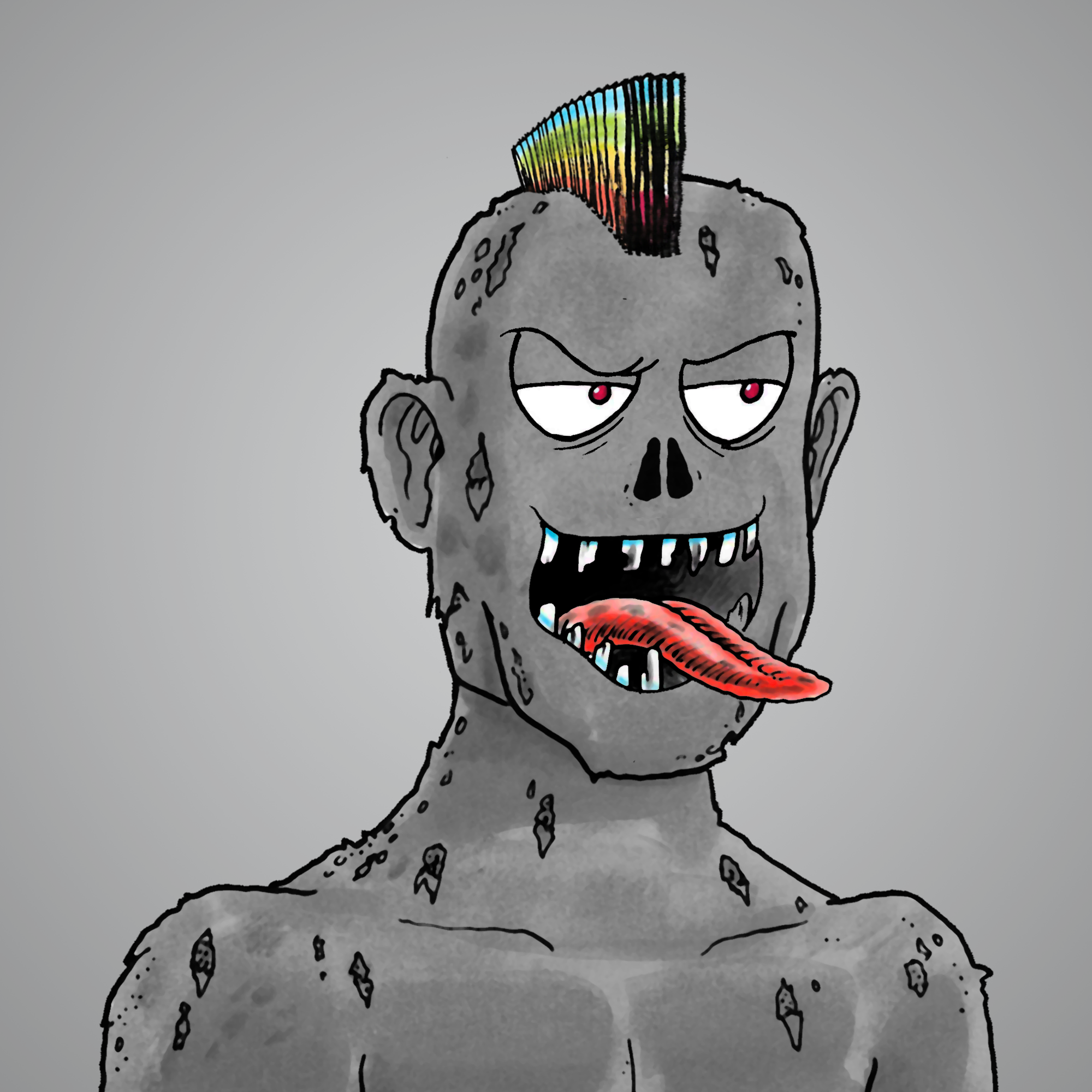 George Trosley - Jungle Freaks - Jungle Freak 4439 - NFT # 4439