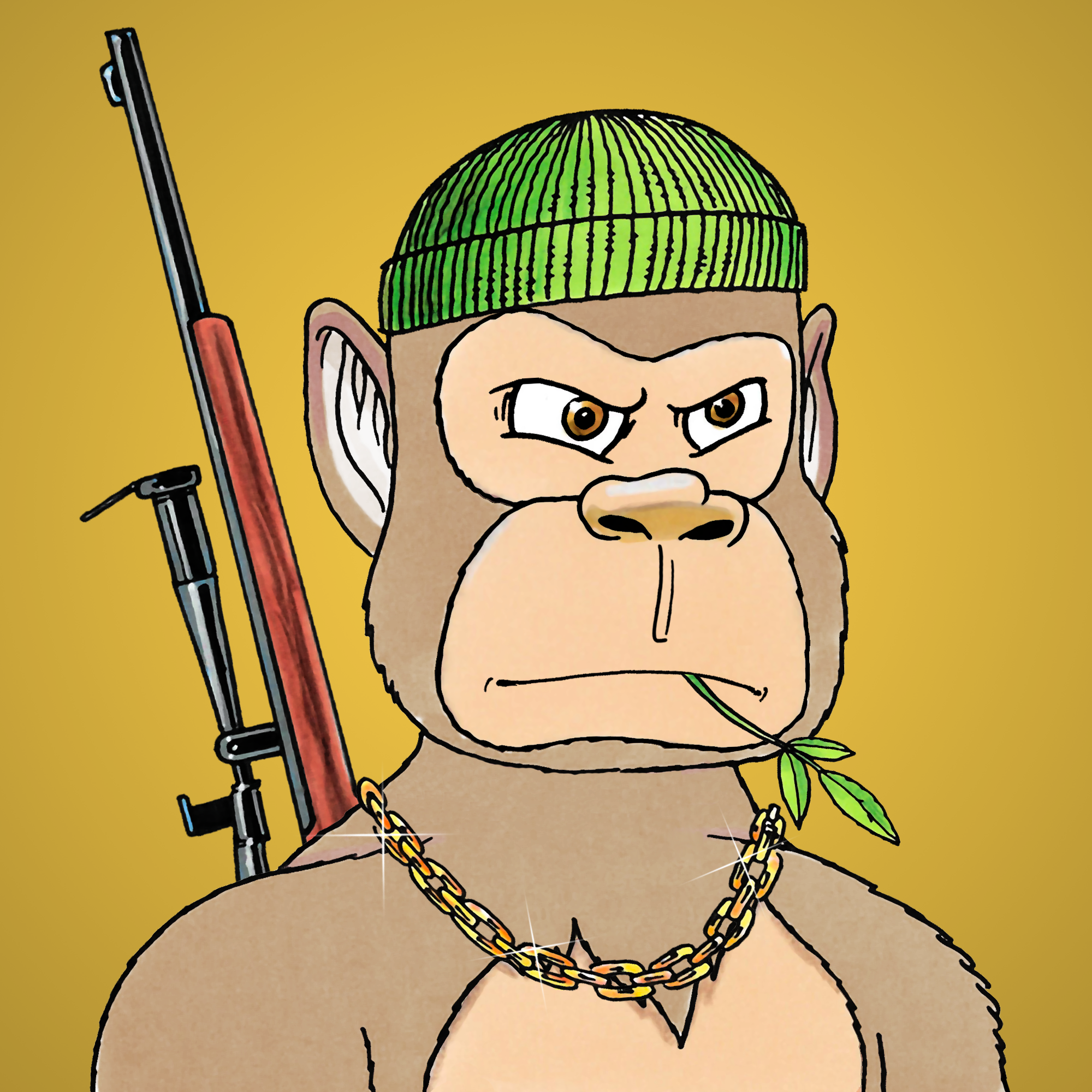 George Trosley - Jungle Freaks - Jungle Freak 4442 - NFT # 4442