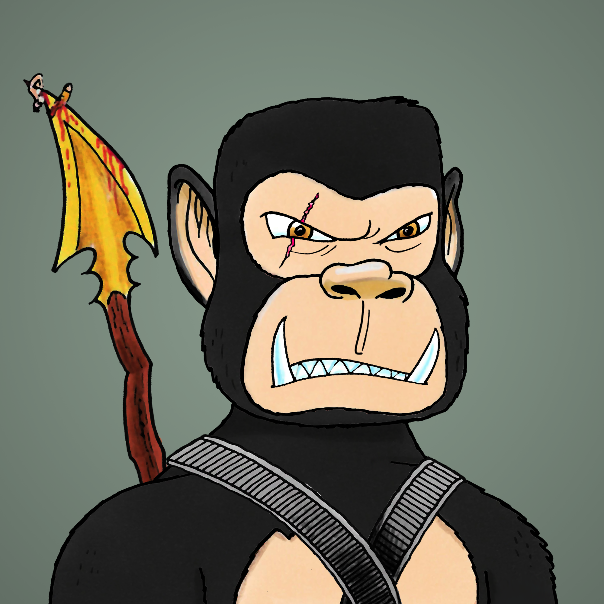 George Trosley - Jungle Freaks - Jungle Freak 4443 - NFT # 4443