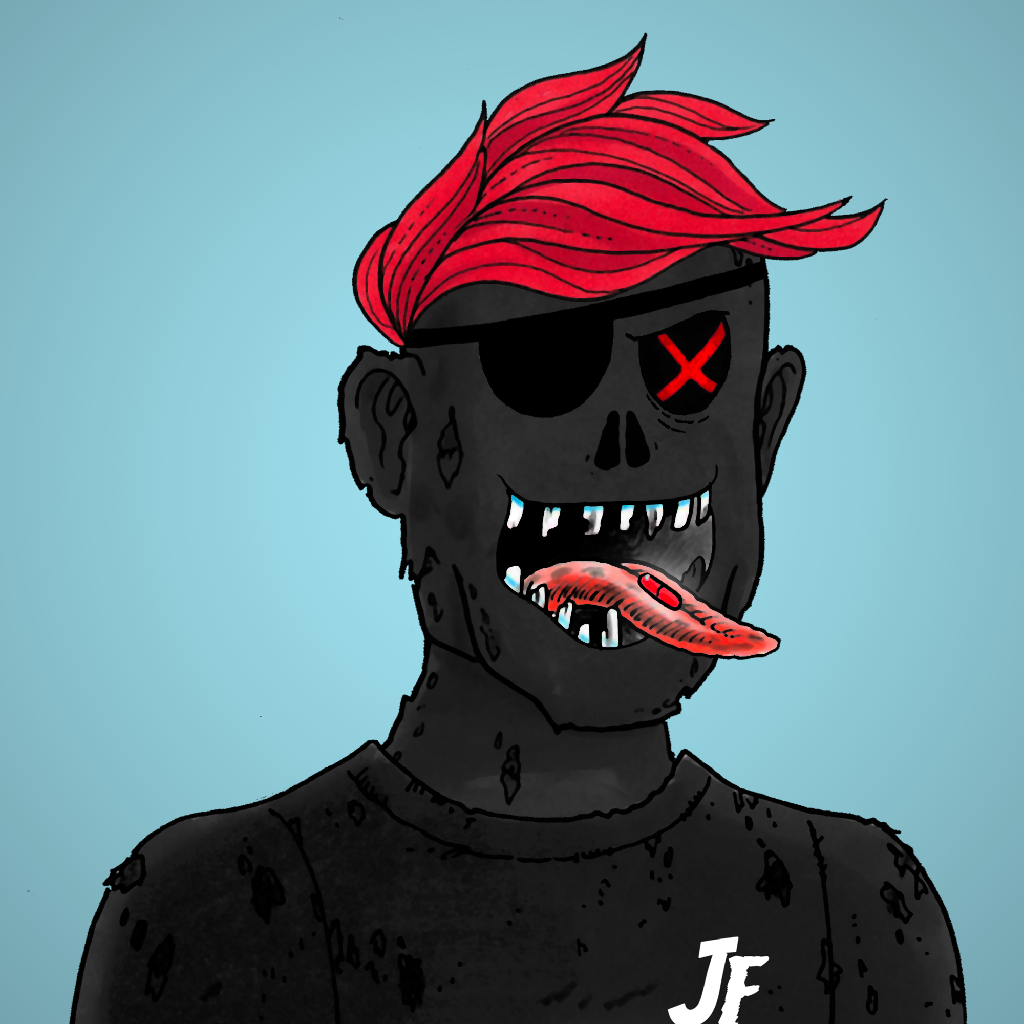 George Trosley - Jungle Freaks - Jungle Freak 4444 - NFT # 4444