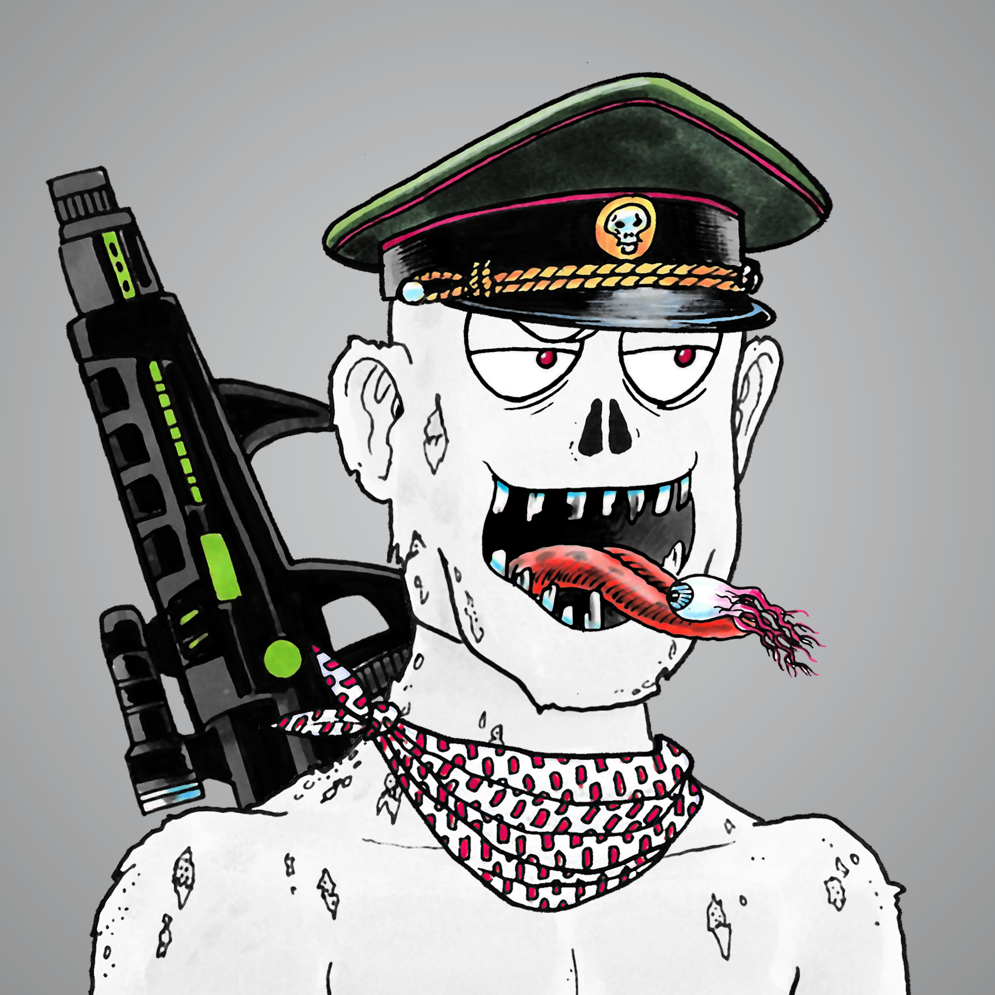 George Trosley - Jungle Freaks - Jungle Freak 4452 - NFT # 4452