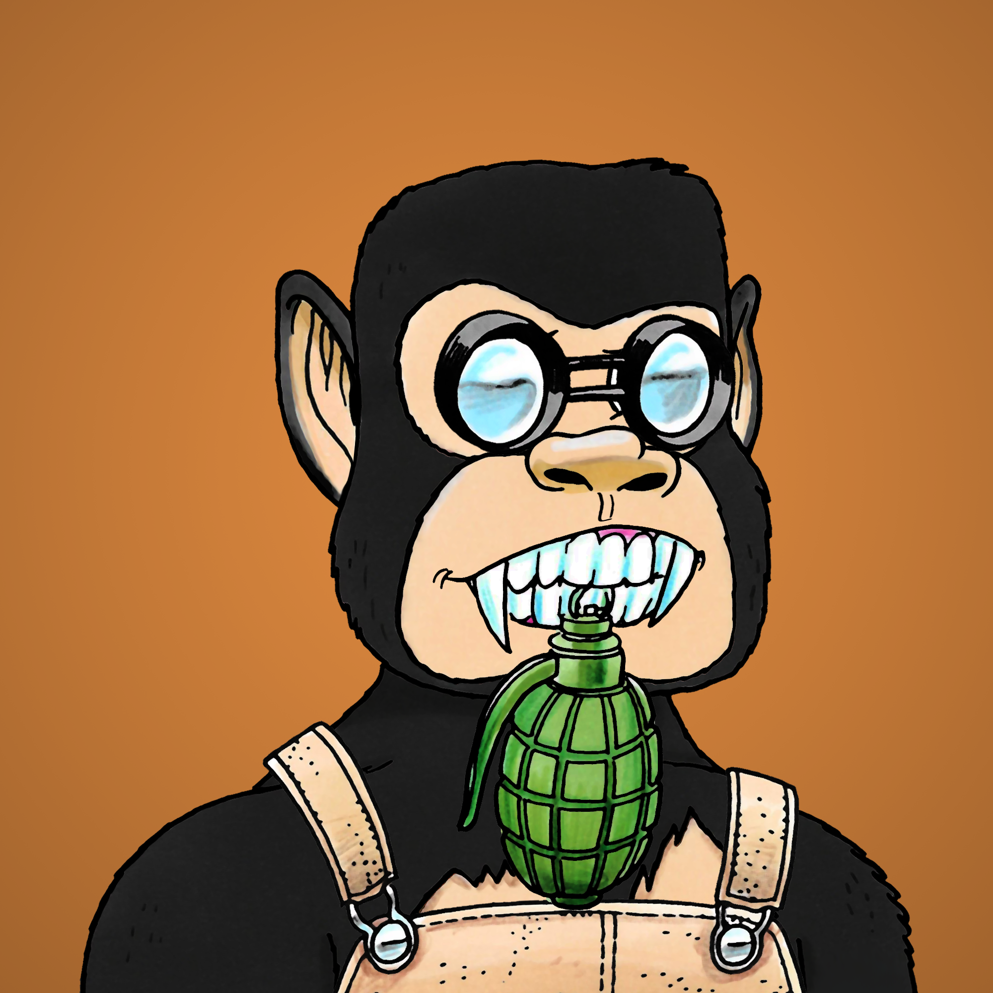 George Trosley - Jungle Freaks - Jungle Freak 4453 - NFT # 4453