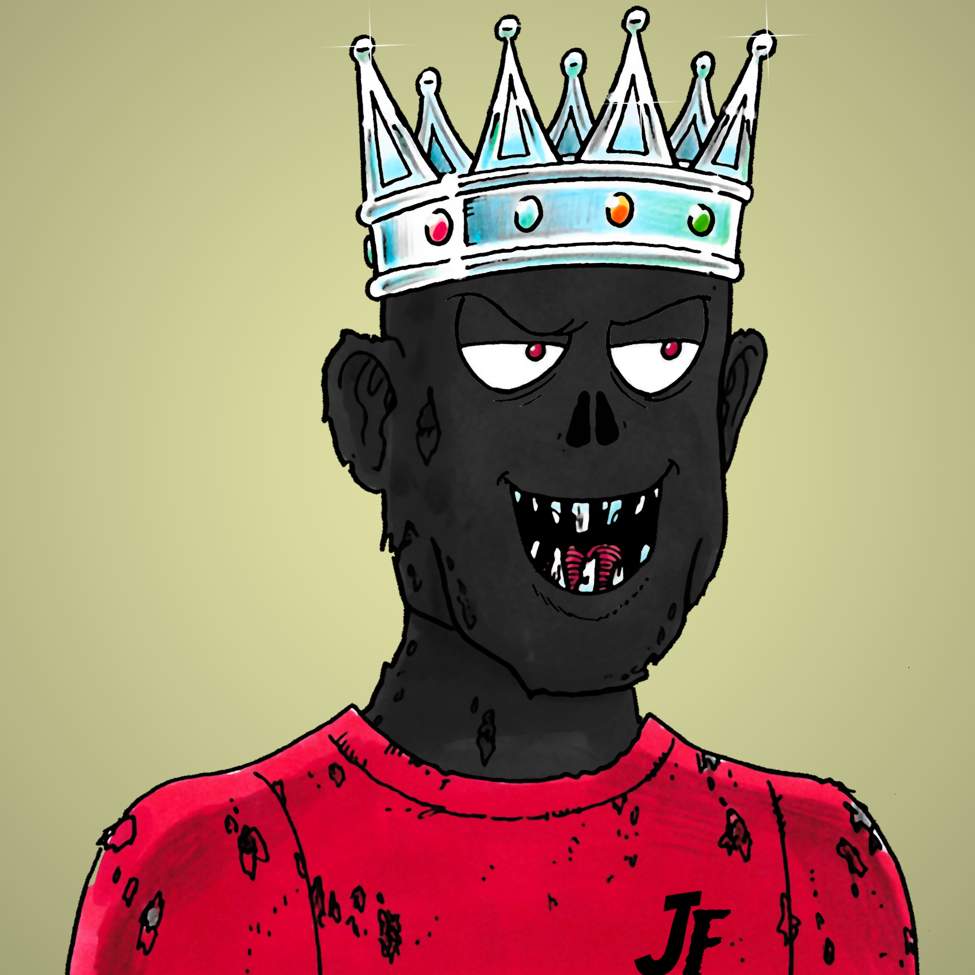 George Trosley - Jungle Freaks - Jungle Freak 4458 - NFT # 4458