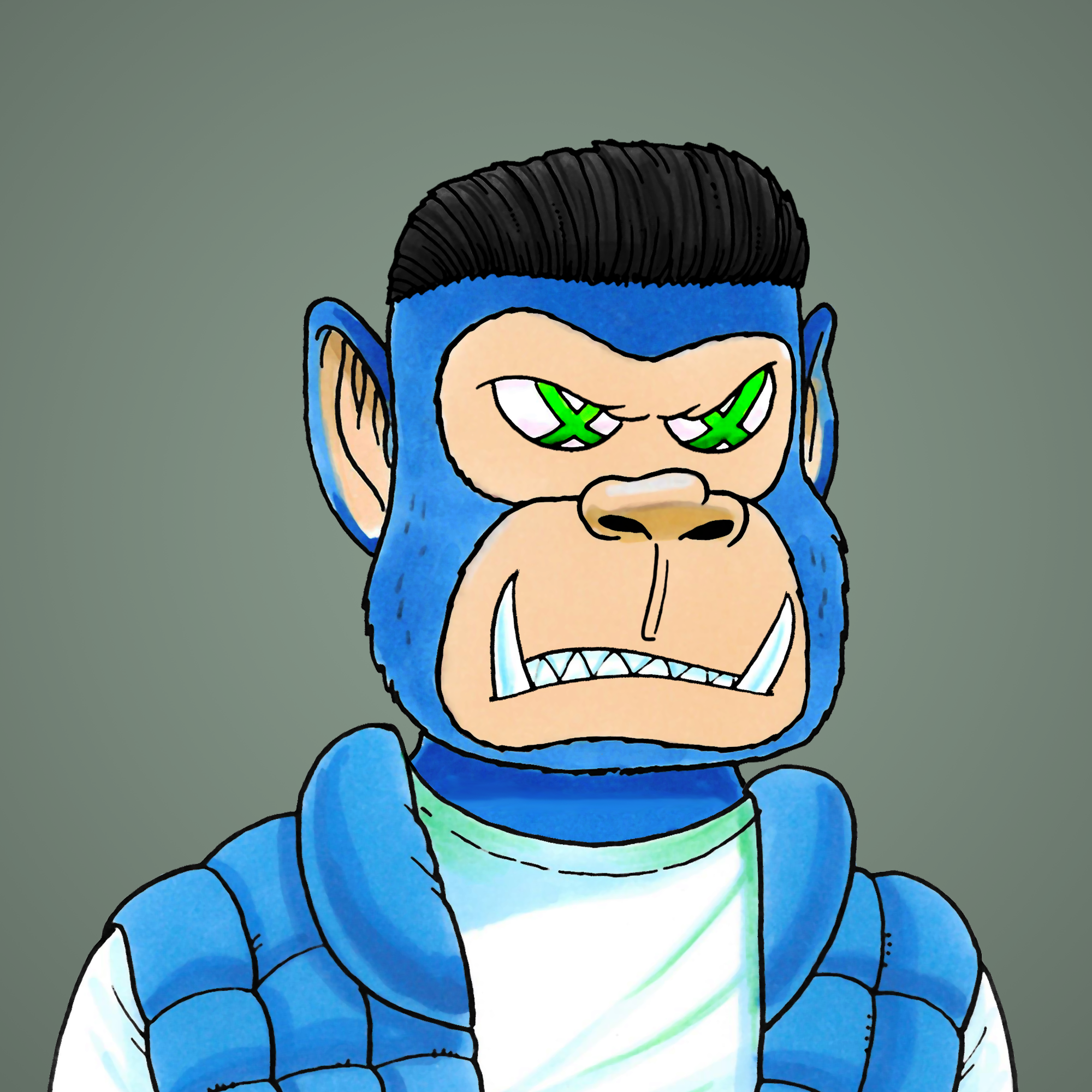 George Trosley - Jungle Freaks - Jungle Freak 4460 - NFT # 4460