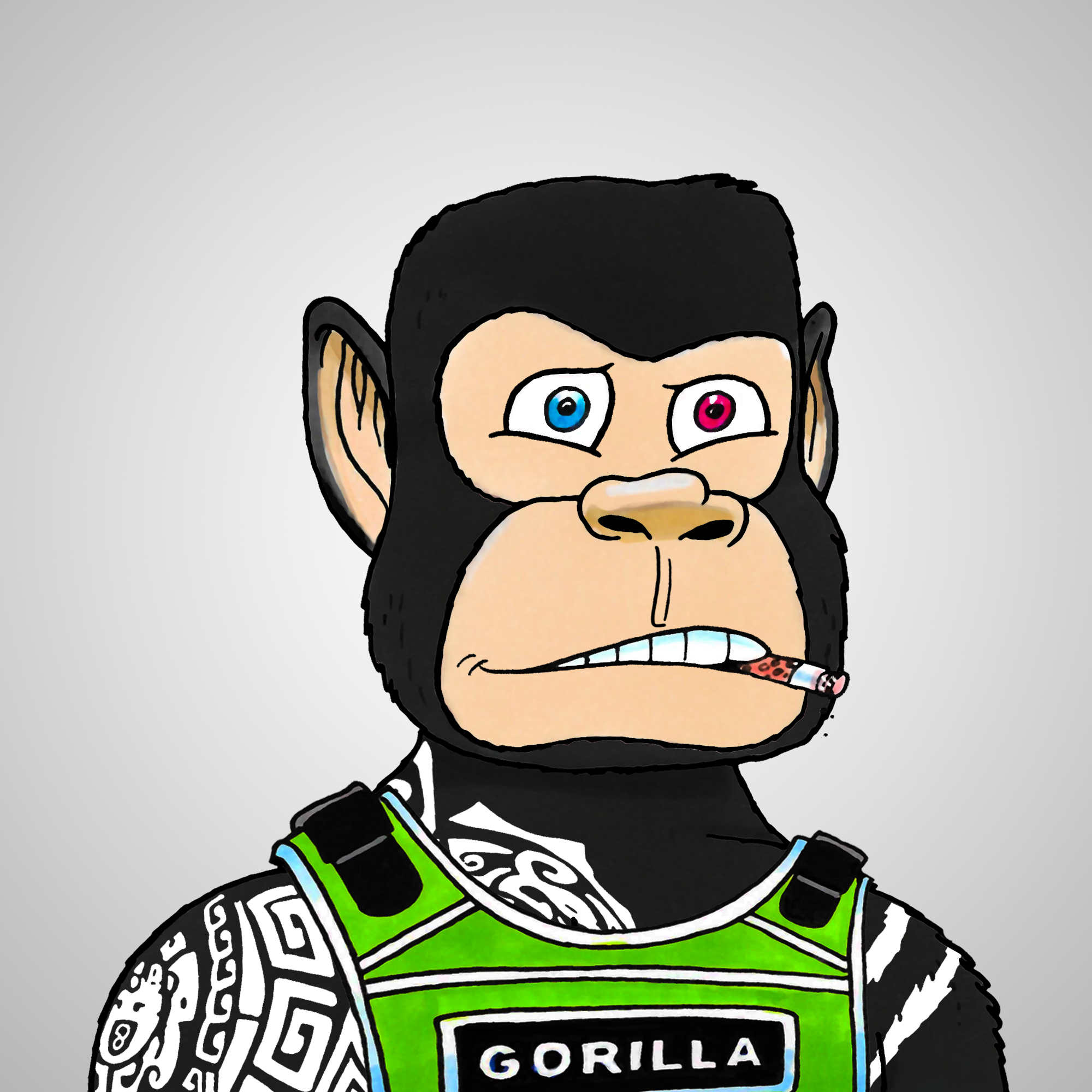 George Trosley - Jungle Freaks - Jungle Freak 4468 - NFT # 4468