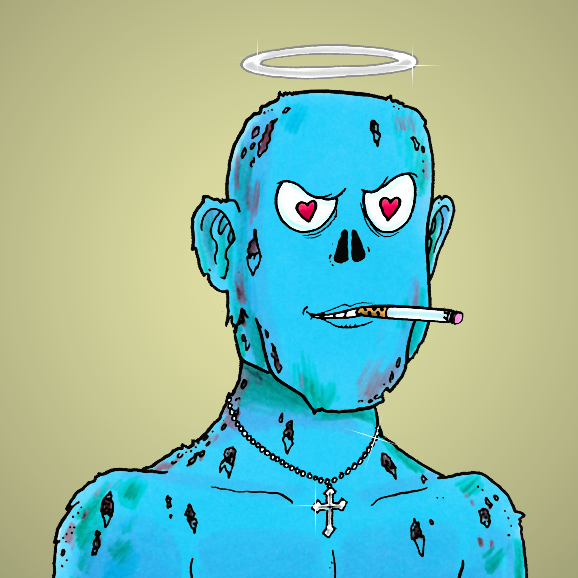 George Trosley - Jungle Freaks - Jungle Freak 4472 - NFT # 4472