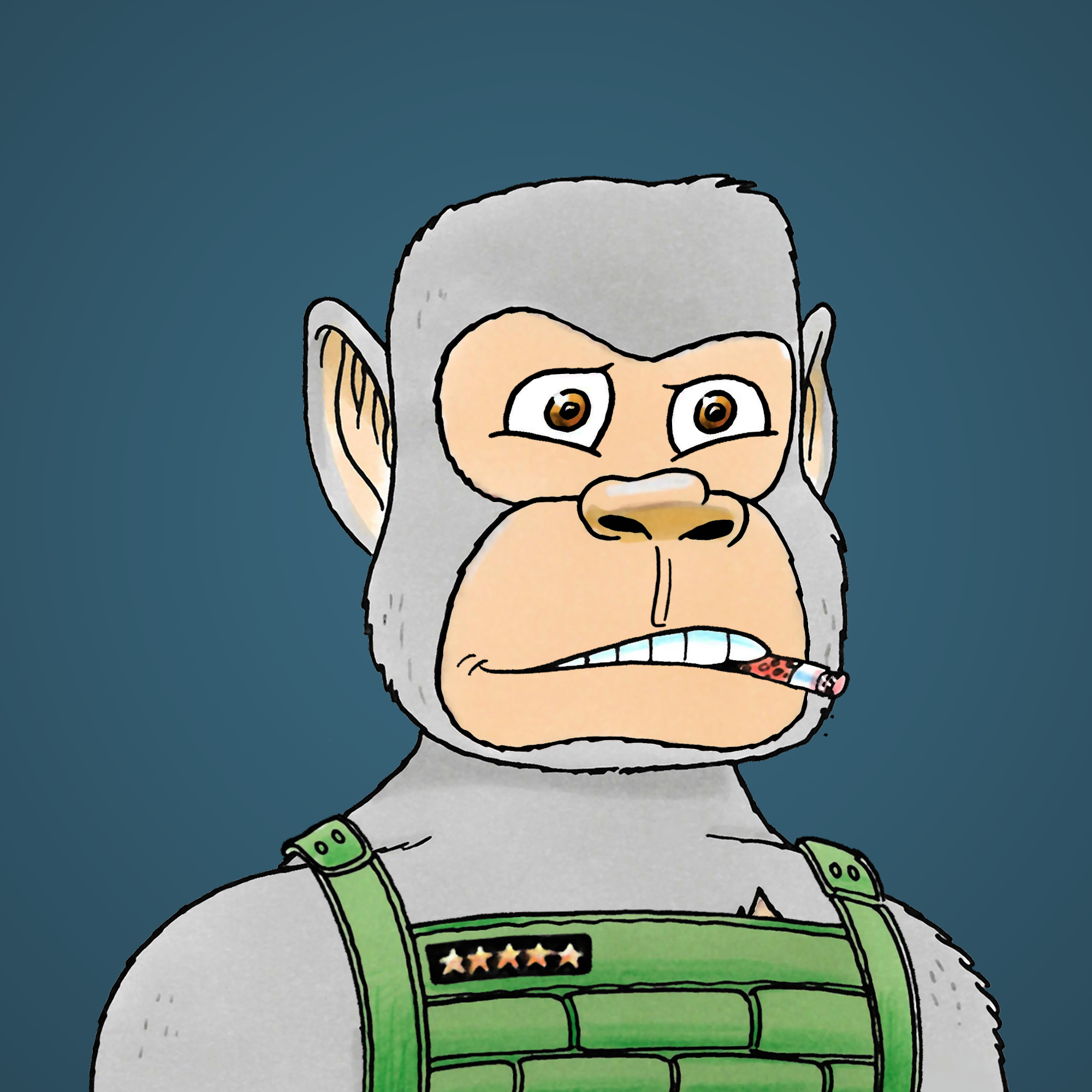 George Trosley - Jungle Freaks - Jungle Freak 4473 - NFT # 4473