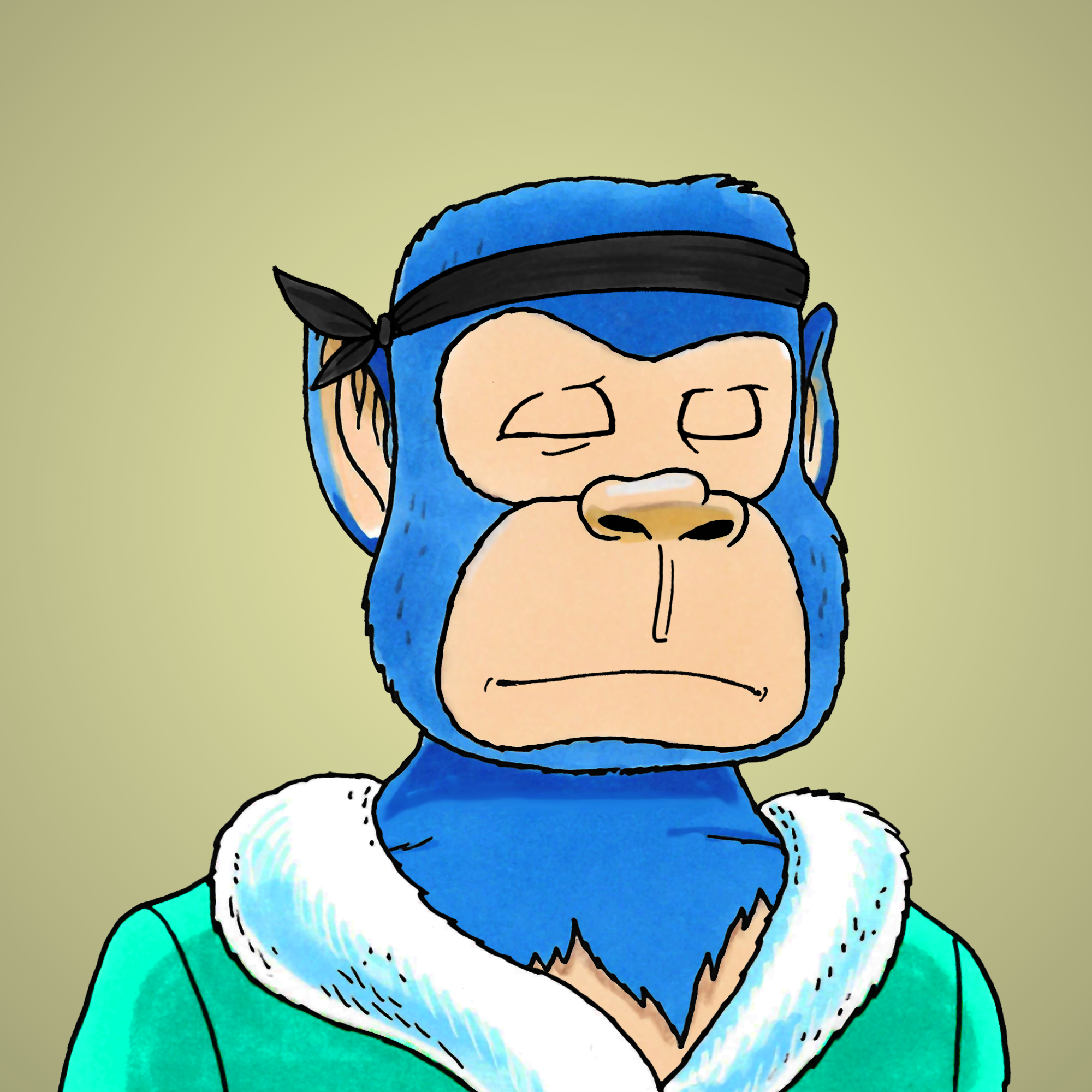 George Trosley - Jungle Freaks - Jungle Freak 4474 - NFT # 4474