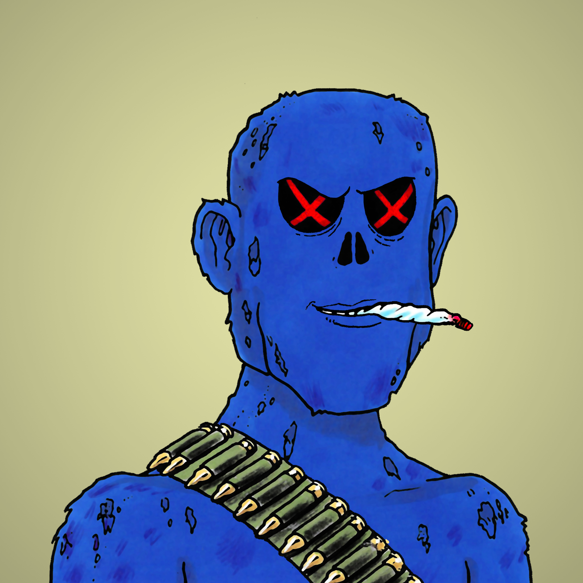 George Trosley - Jungle Freaks - Jungle Freak 4476 - NFT # 4476