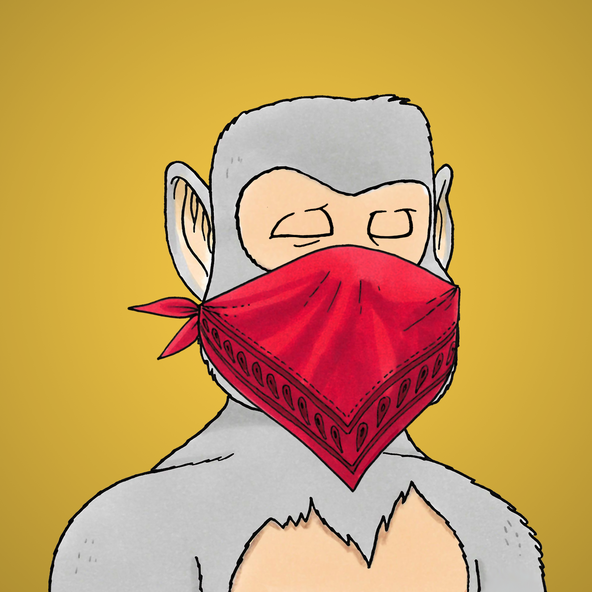 George Trosley - Jungle Freaks - Jungle Freak 4479 - NFT # 4479