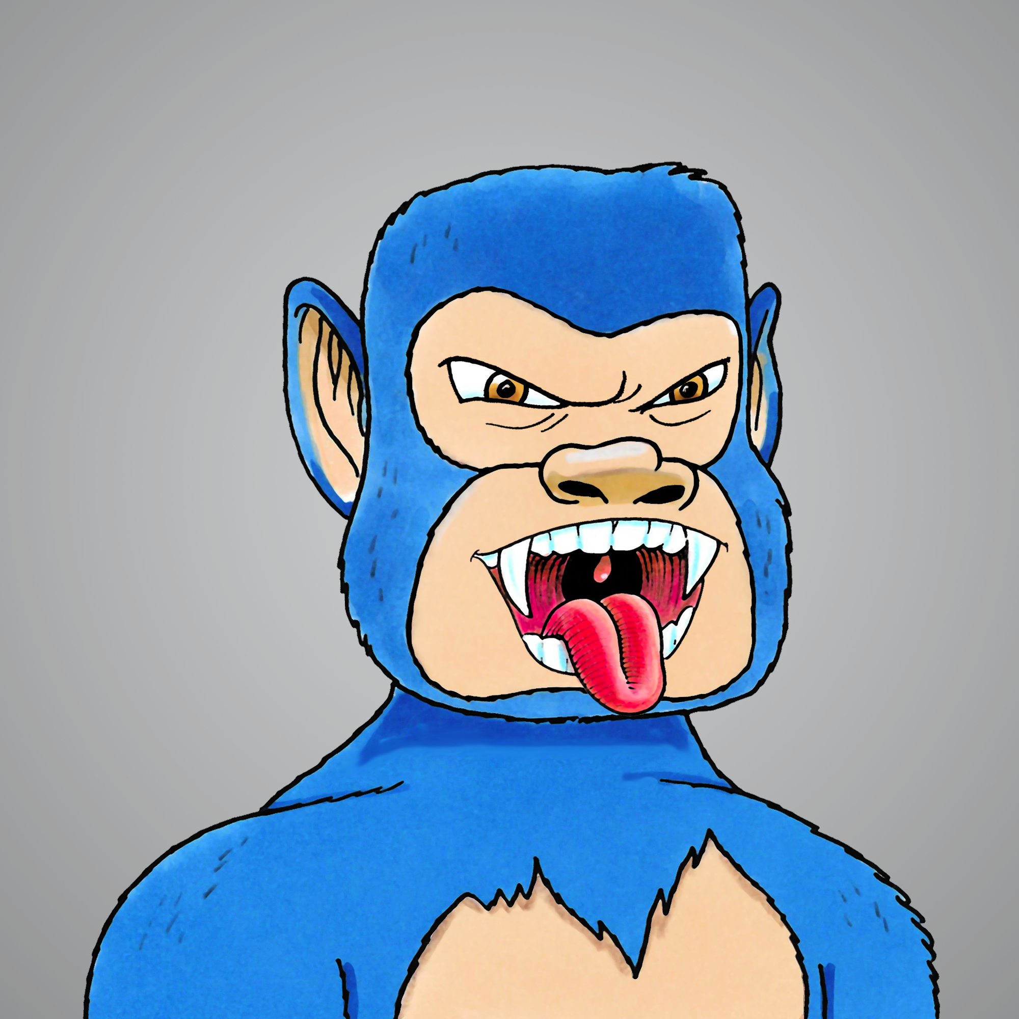 George Trosley - Jungle Freaks - Jungle Freak 4484 - NFT # 4484