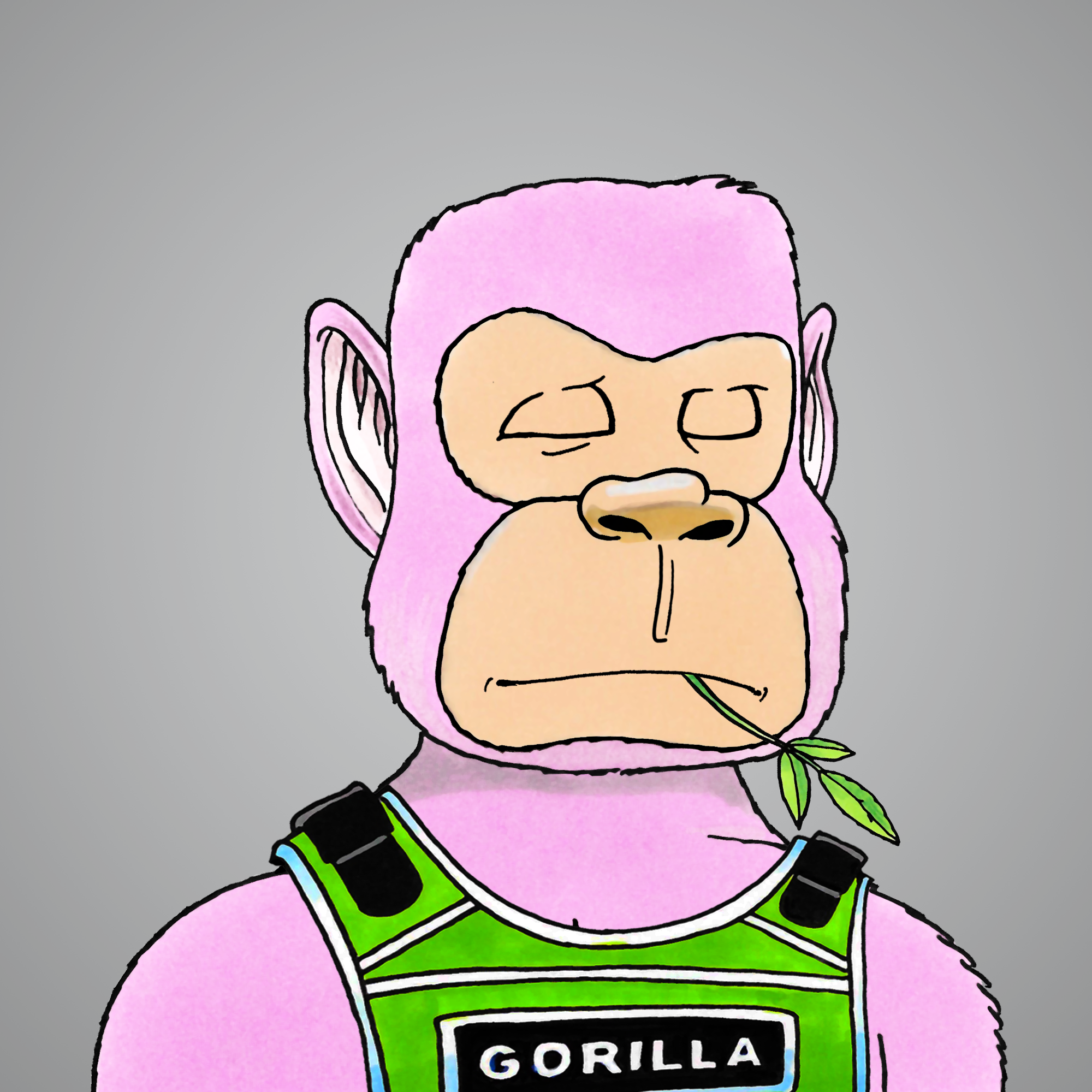 George Trosley - Jungle Freaks - Jungle Freak 4490 - NFT # 4490