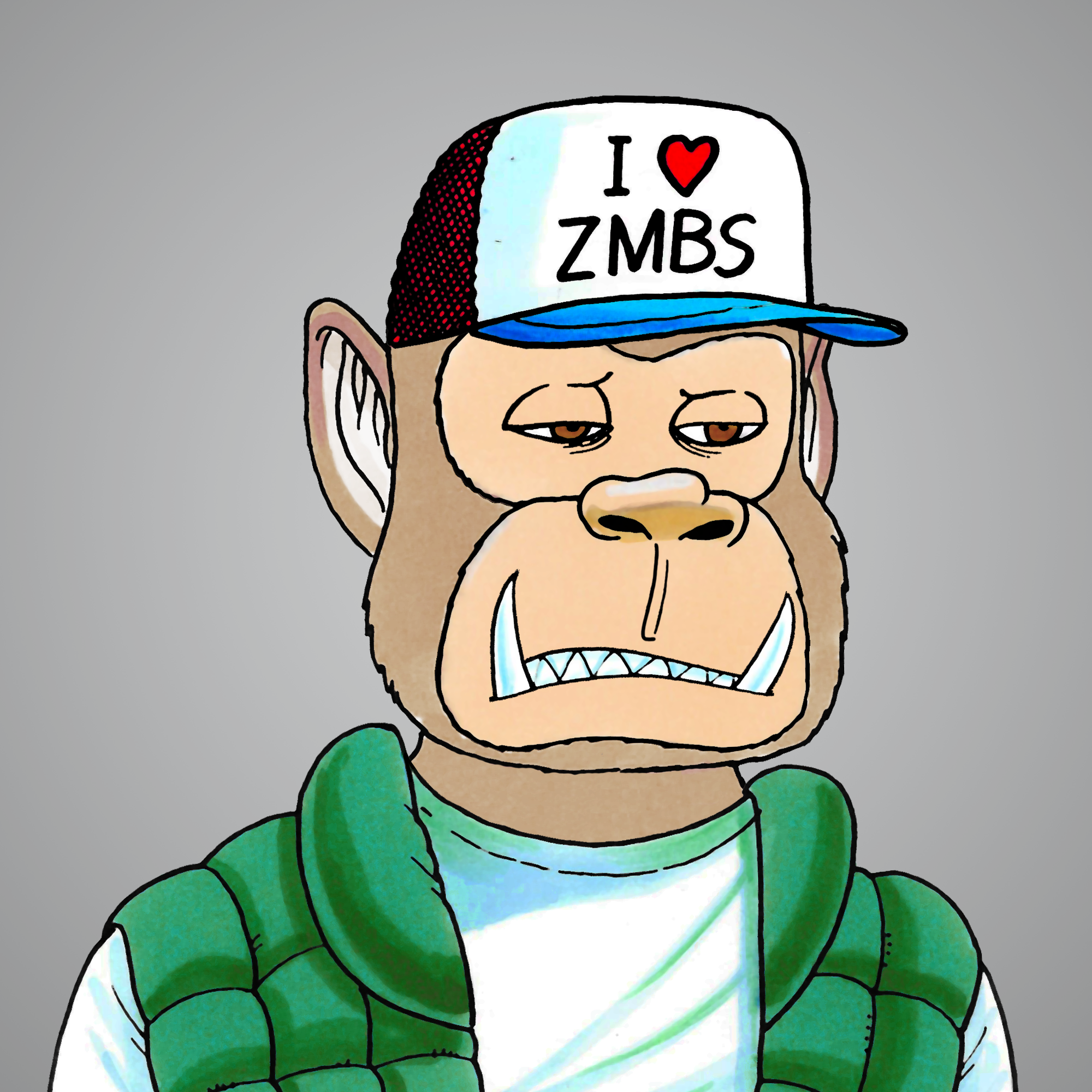 George Trosley - Jungle Freaks - Jungle Freak 4498 - NFT # 4498