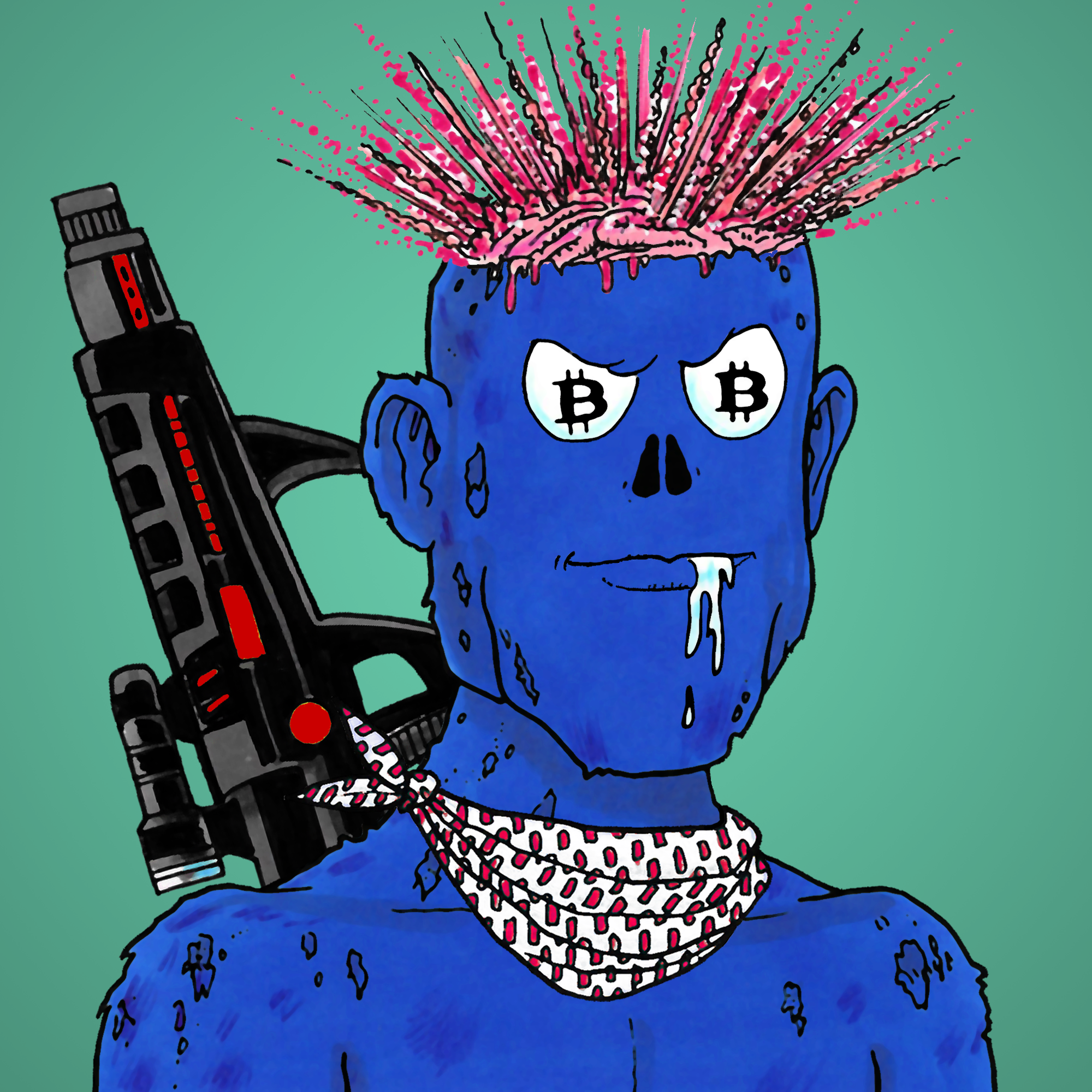 George Trosley - Jungle Freaks - Jungle Freak 4499 - NFT # 4499