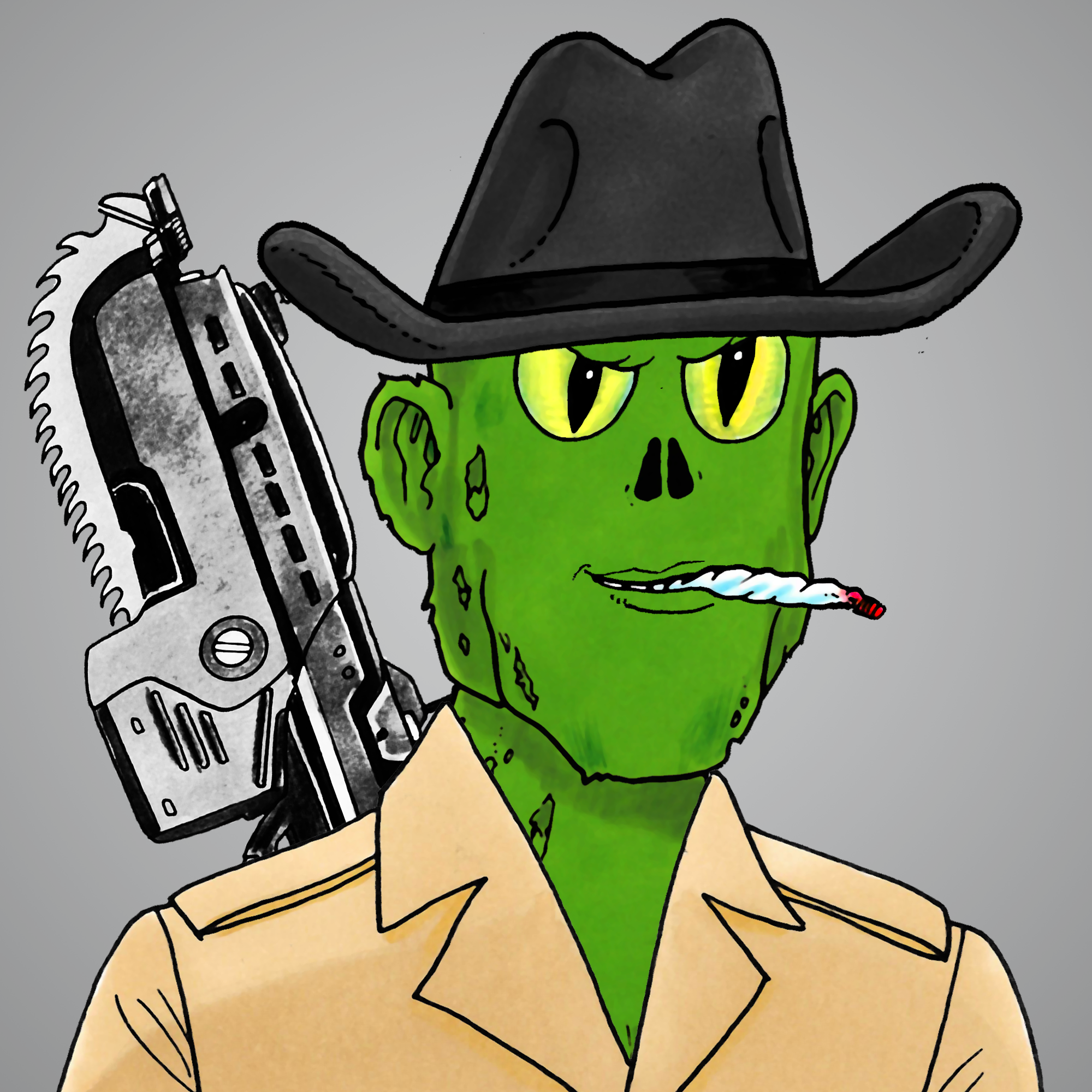 George Trosley - Jungle Freaks - Jungle Freak 45 - NFT # 45