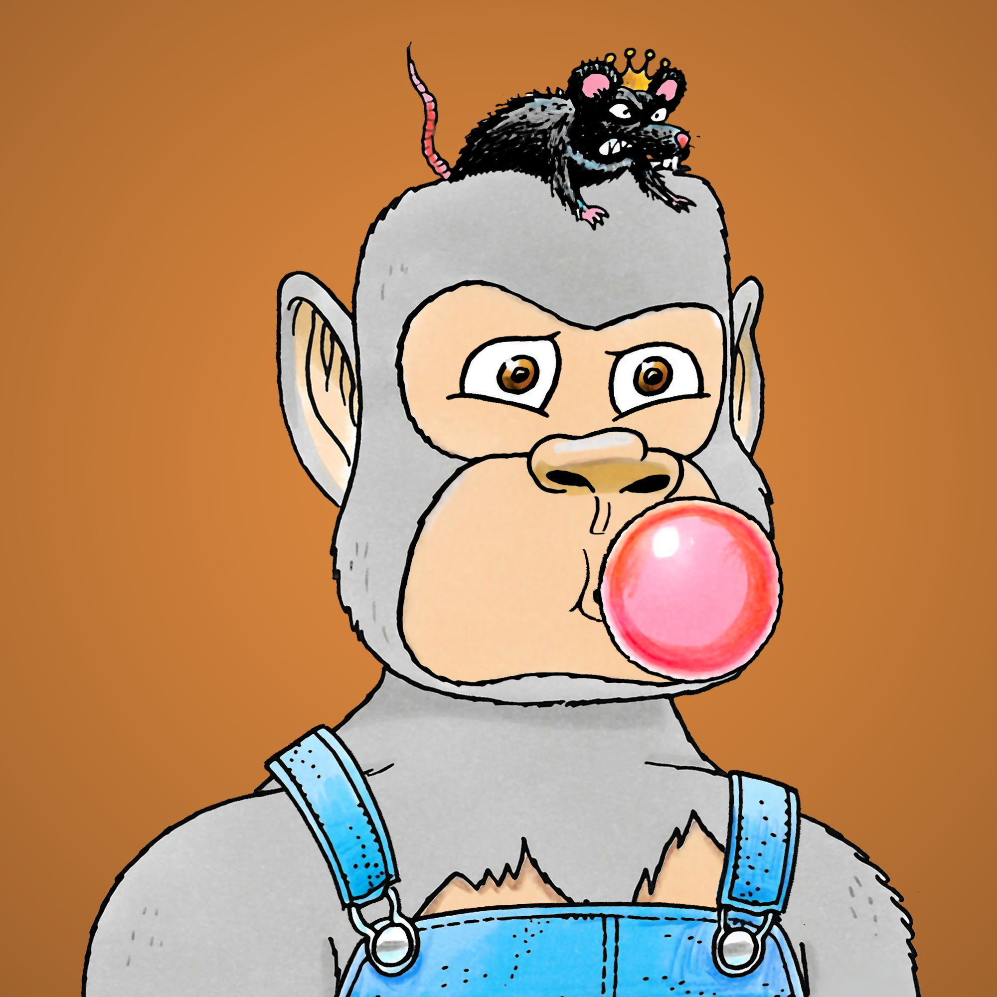 George Trosley - Jungle Freaks - Jungle Freak 4502 - NFT # 4502