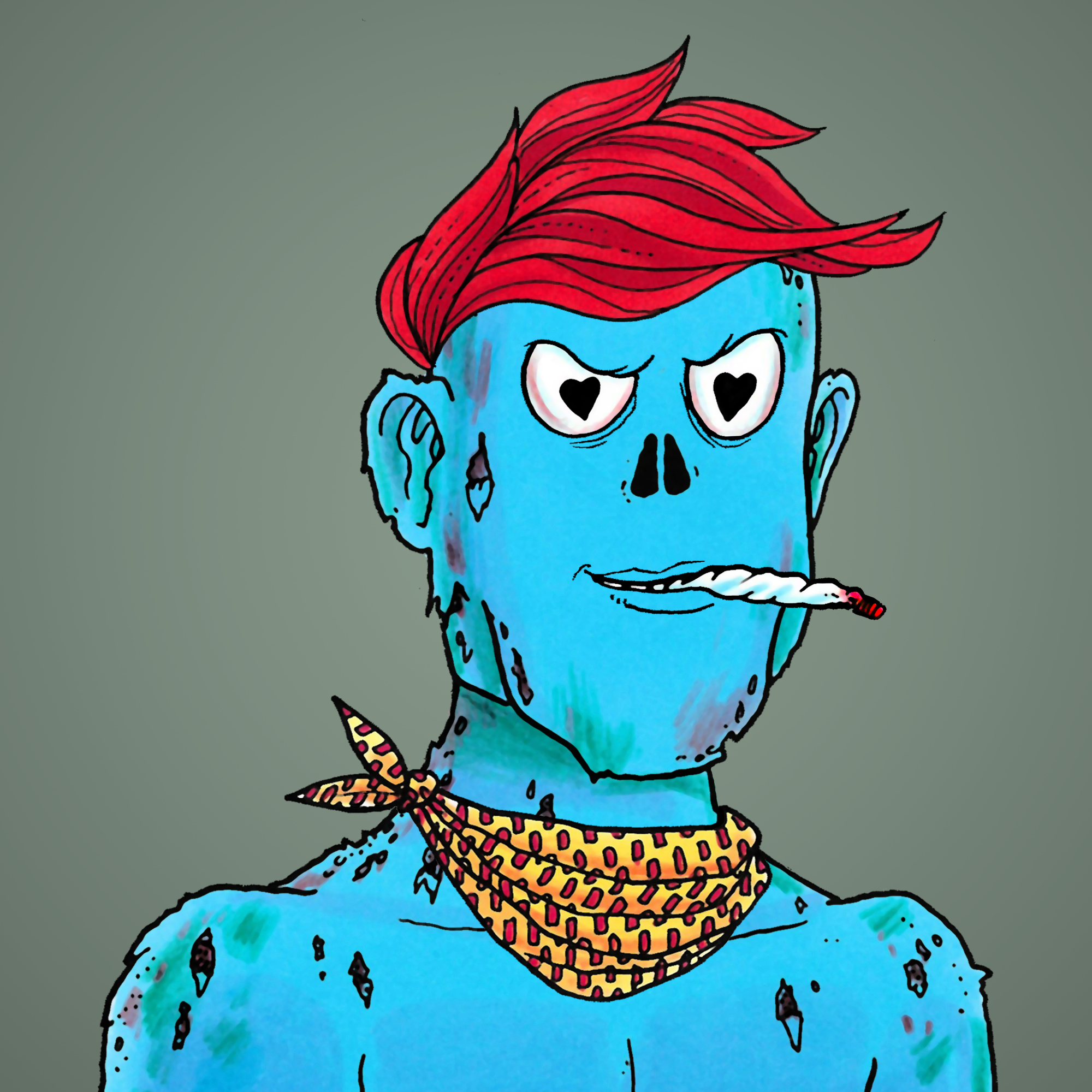 George Trosley - Jungle Freaks - Jungle Freak 4503 - NFT # 4503